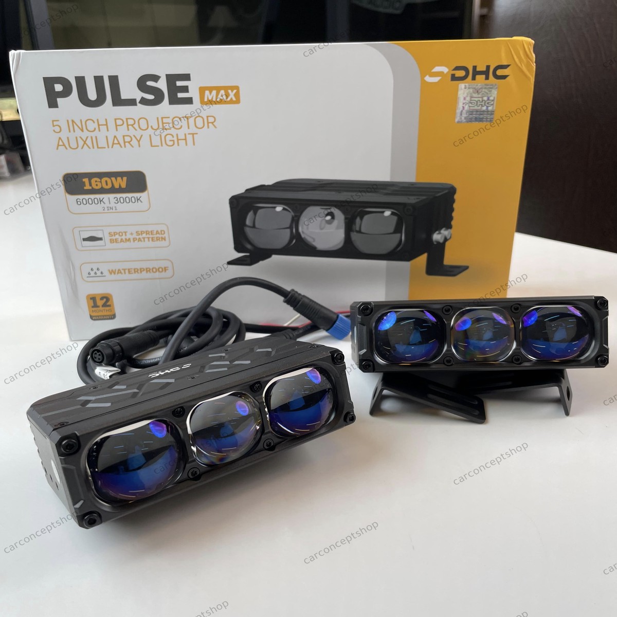 DHC Pulse Max 3 Lens Auxiliary Light White / White