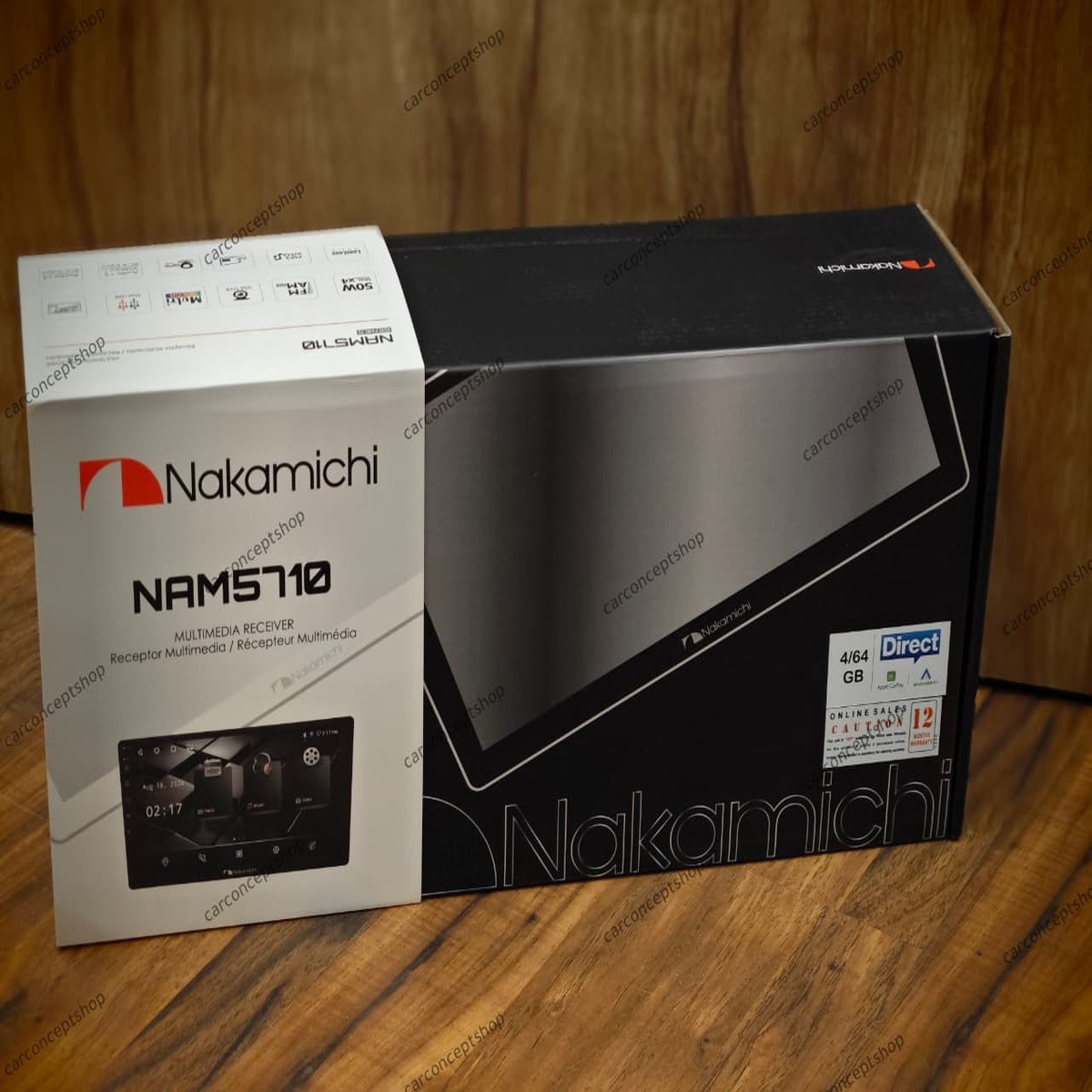 Nakamichi NAM5710 9″ / 10″ Digital Multimedia Receiver | 4GB RAM + 64GB ROM | 8-Core CPU | 32-Band DSP | Wireless CarPlay & Android Auto | 360 Camera Support