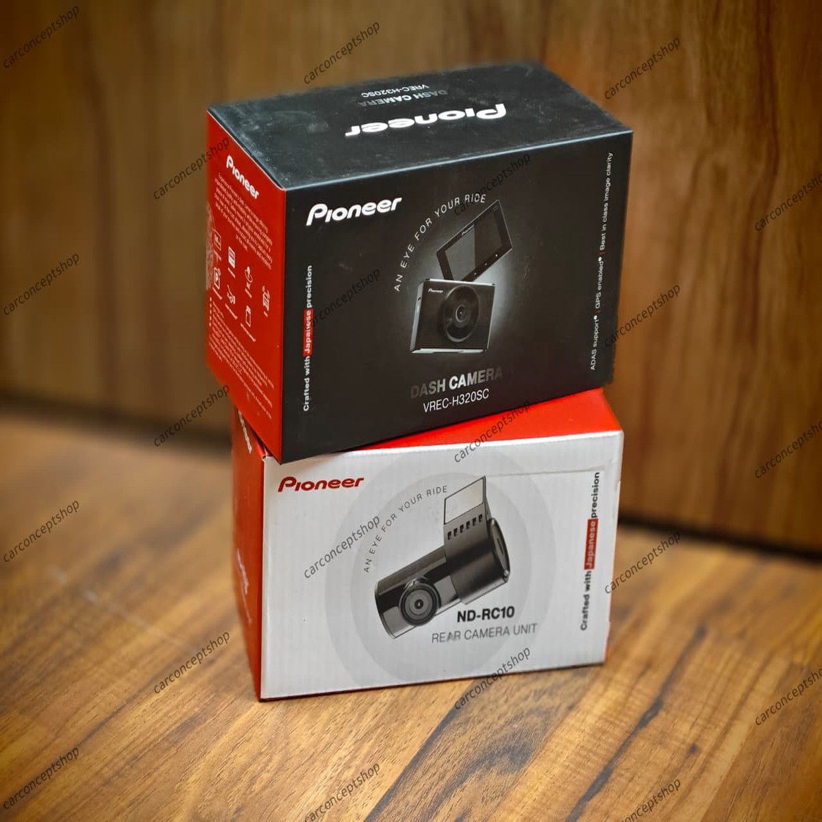 Pioneer VREC-H320SC Full HD 1080P Front & Rear Dash Cam System with ADAS, GPS & Wi-Fi