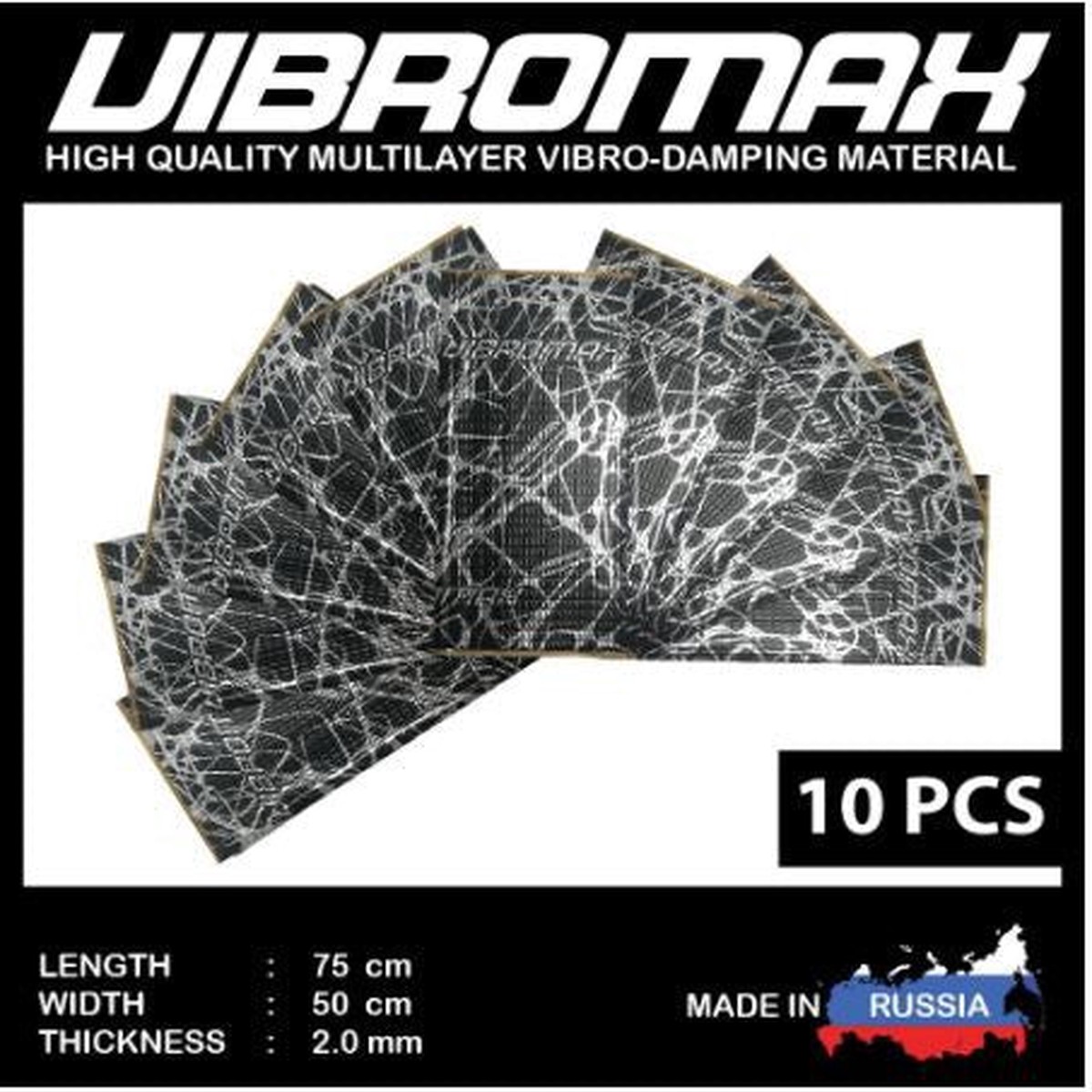 Vibromax Damping Sheets (10 Sheets)
