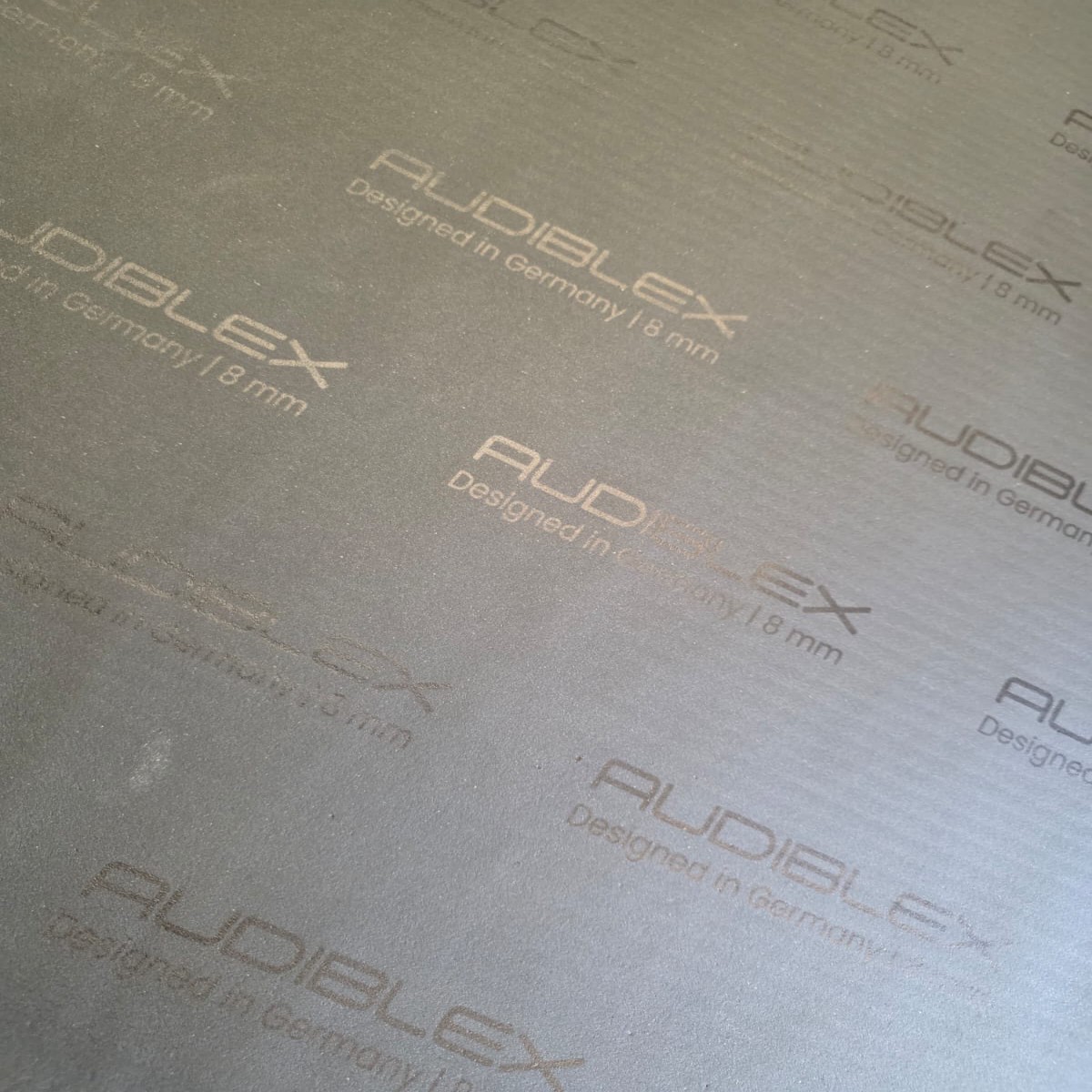 AudibleX Tri-Mute | Premium 3-in-1 Sound Damping Sheets (8-Sheet Box, 20×20 inch) 8 mm