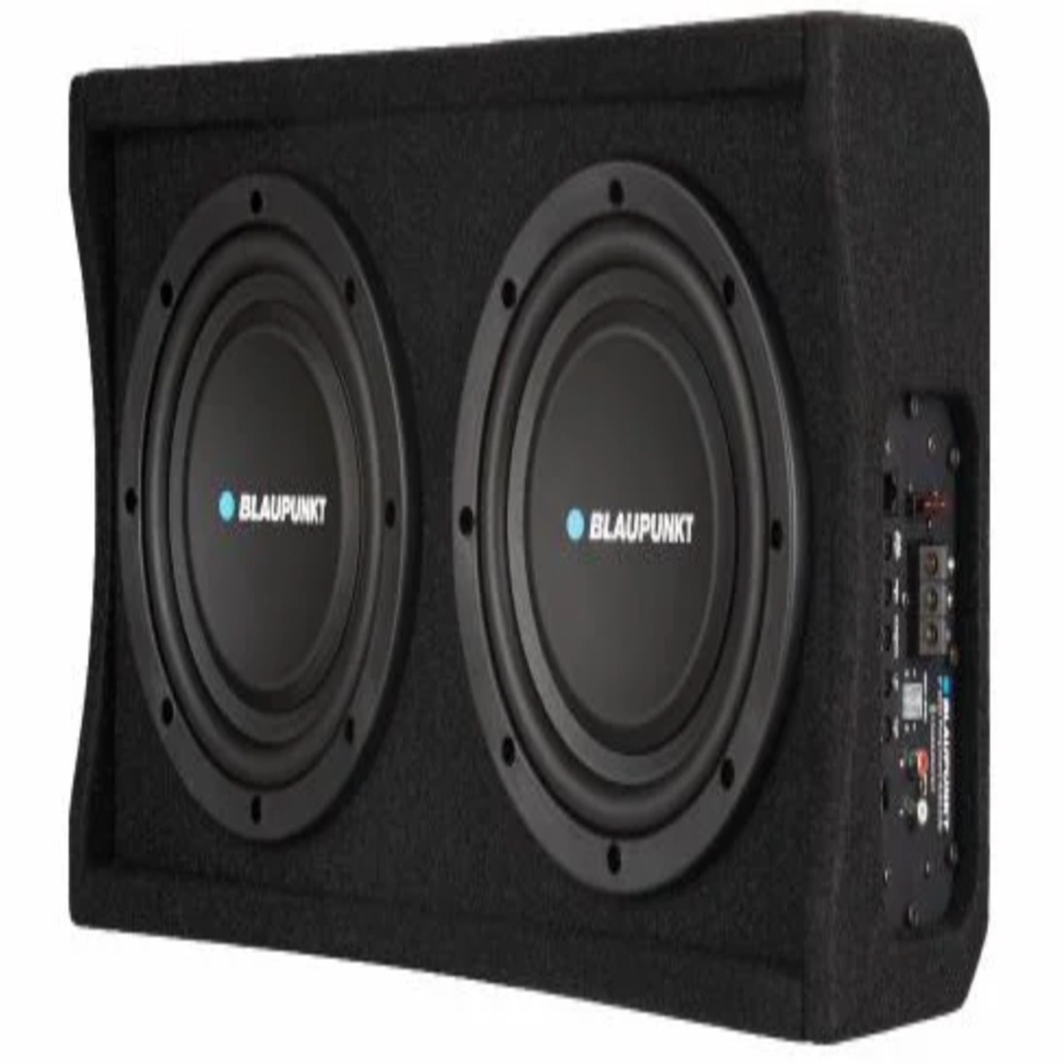 Blaupunkt TXb 2002A 8-Inch Active Down-Firing Subwoofer | 200W RMS | 1000W Max Power | Built-In Amplifier Bass System