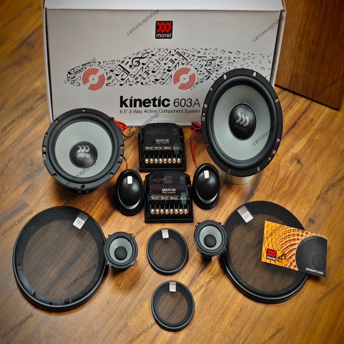 Morel Kinetic 603 | 6.5″ 3-Way High-Performance Component Speaker System (100W RMS)