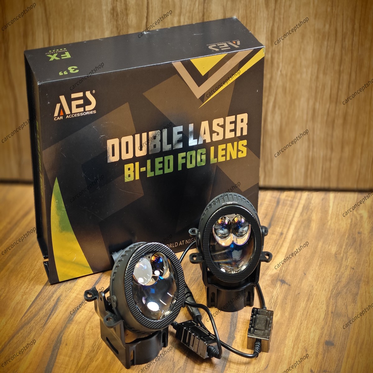 AES FX 3 Double Laser Bi-Led Fog Projector 3 Color