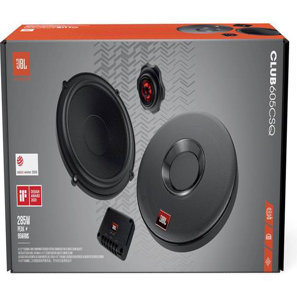 JBL Club 605csq Club Sq Series 6-1/2″ Component Speaker System