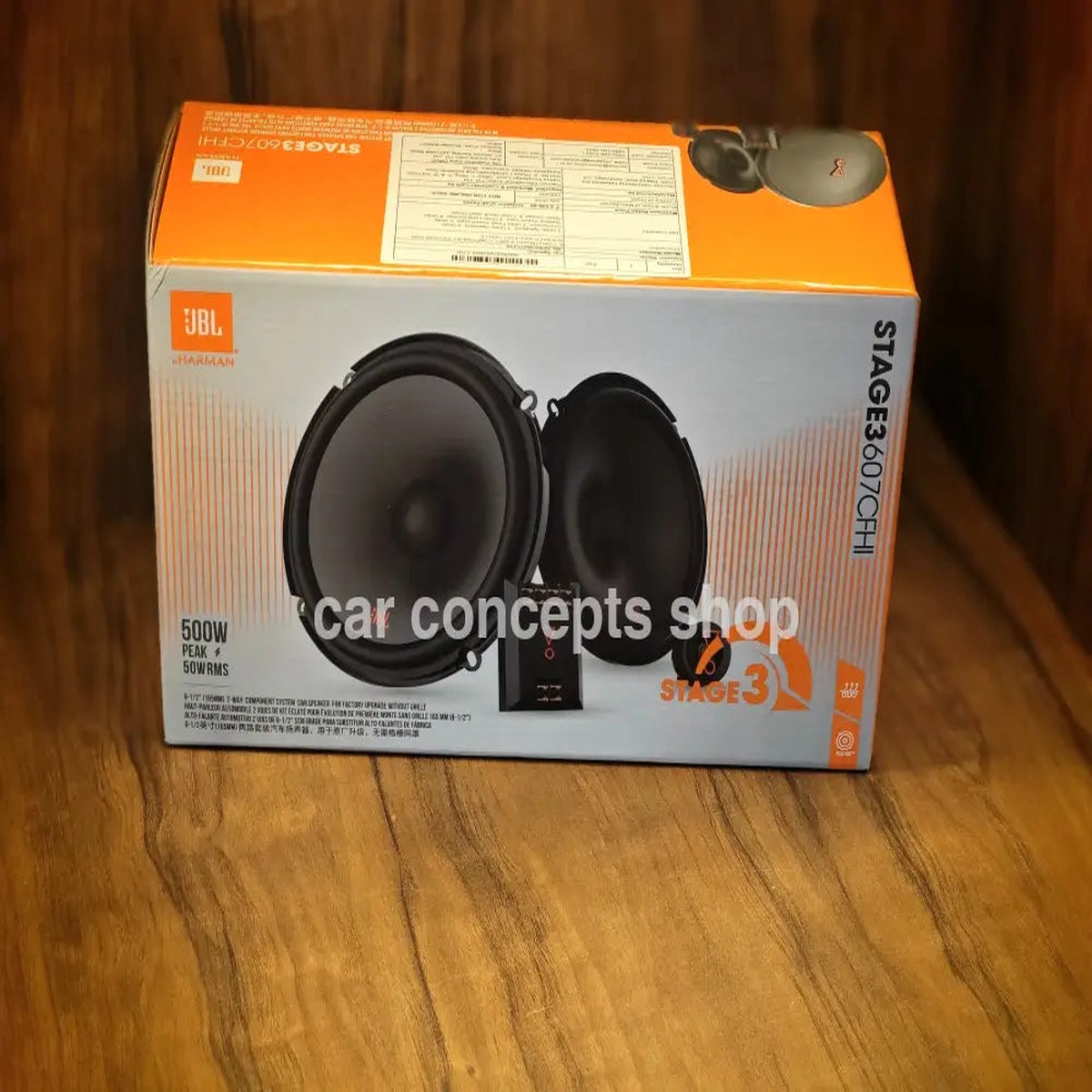 JBL Stage3 607c 6-1/2″ Two-way Car Audio Component Speaker