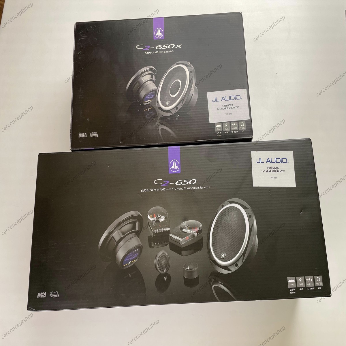 JL Audio C2-650 Component & Coax Car Speakers Combo