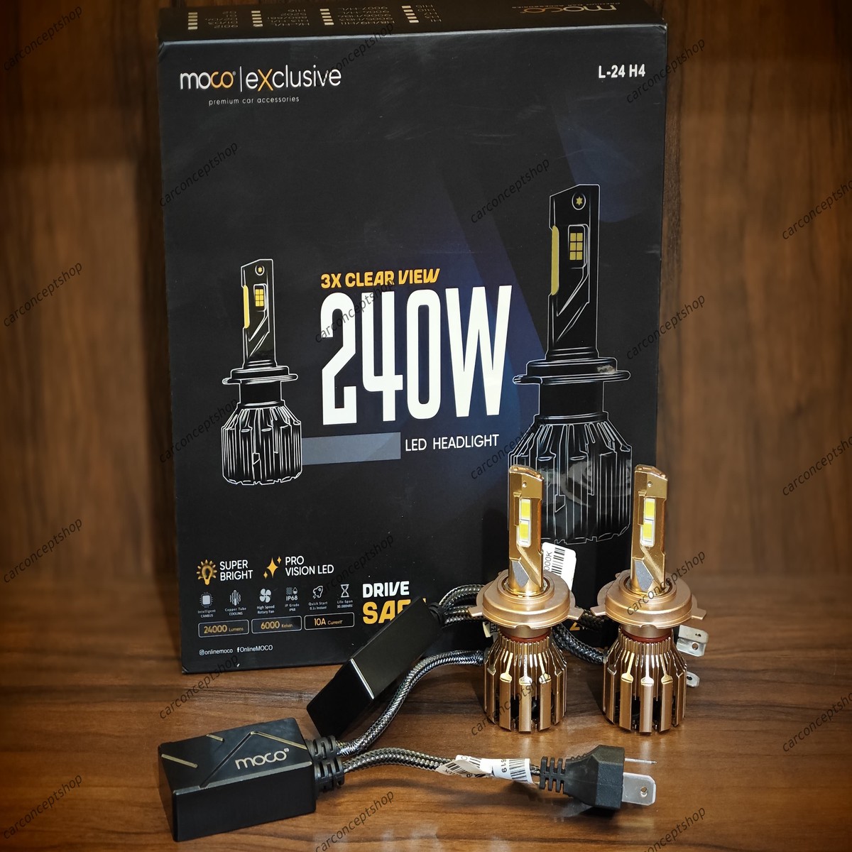 Moco 240 Watt LED Headlamp