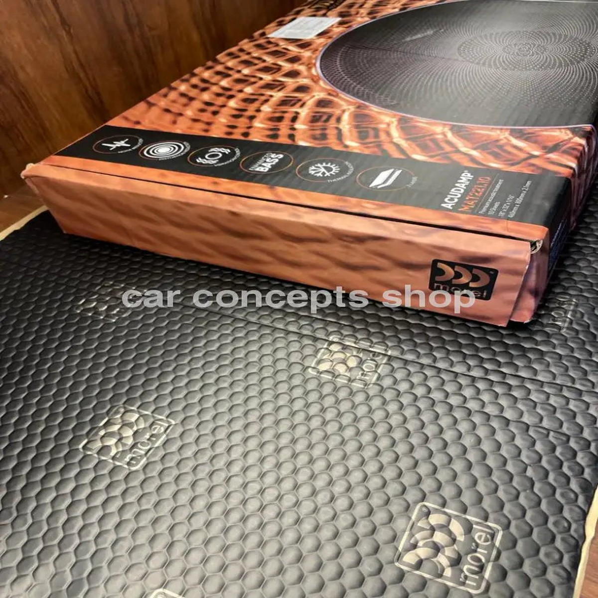 Morel 2.1mm ACUDAMP MAT221.10 Damping- [10 Sheets ] Metalic