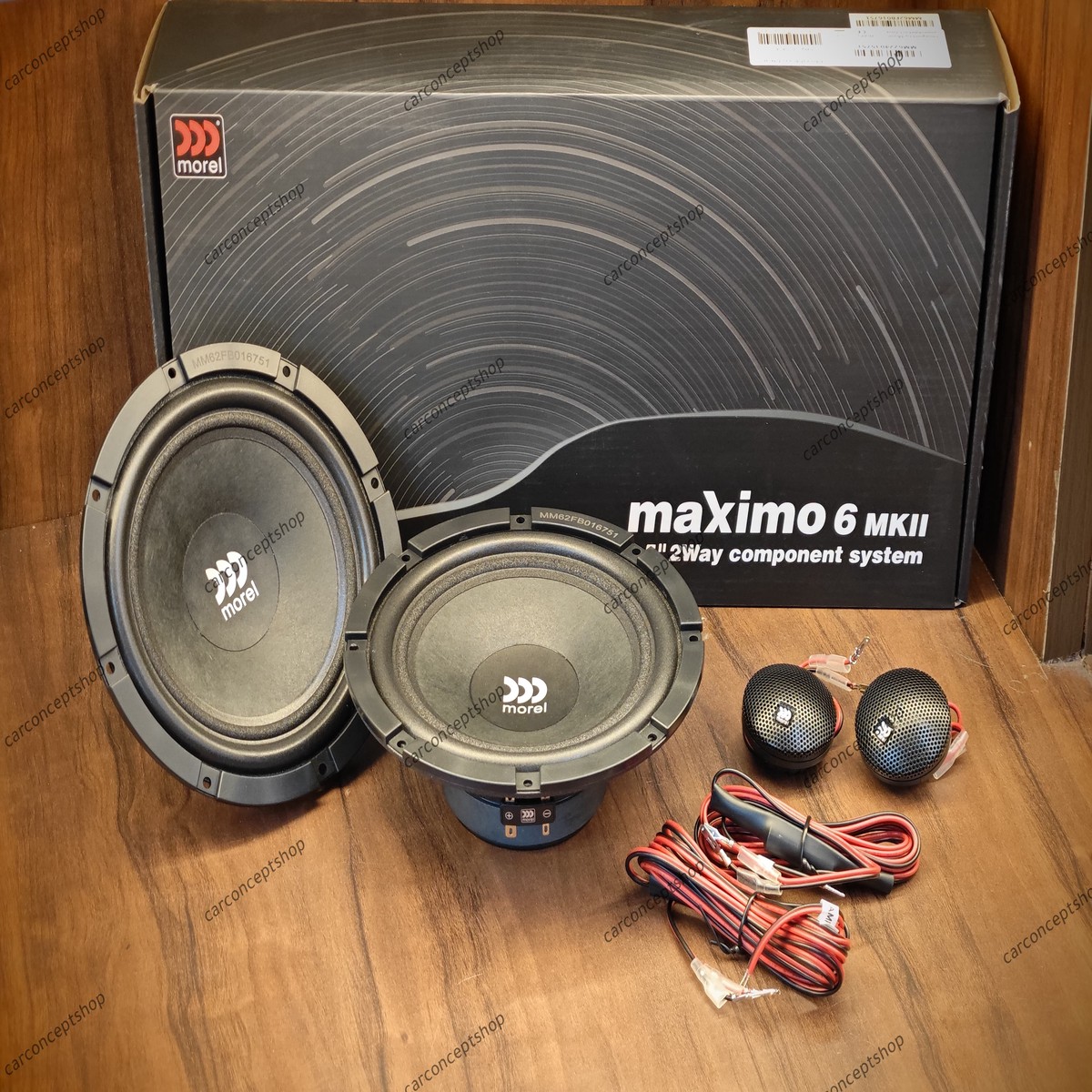 Morel Maximo 6 Mk2 6.5 2-Way Component Speaker With Inline Crossover