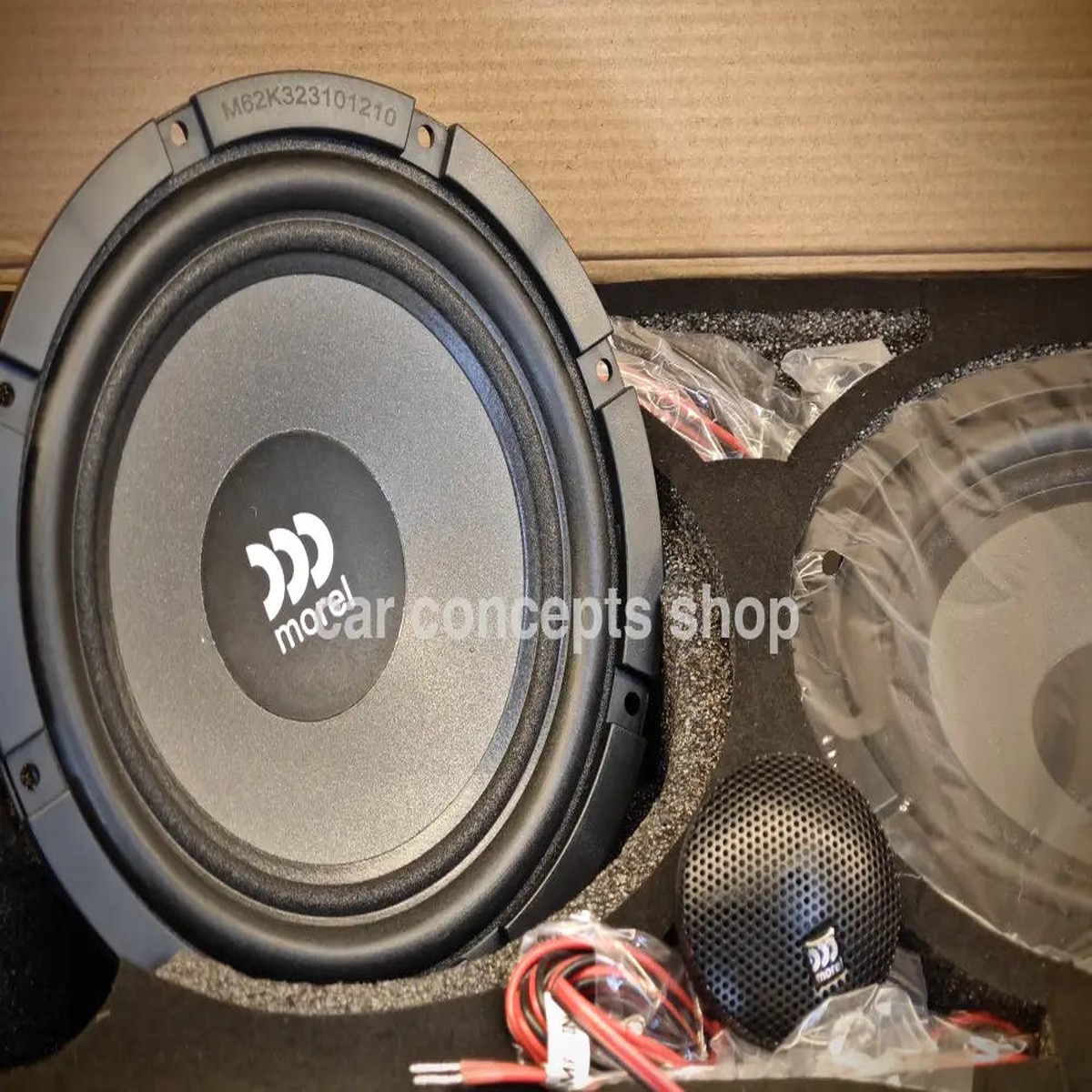 Morel Maximo 6 mk3 6.5 2-Way Component Speaker With Inline Crossover