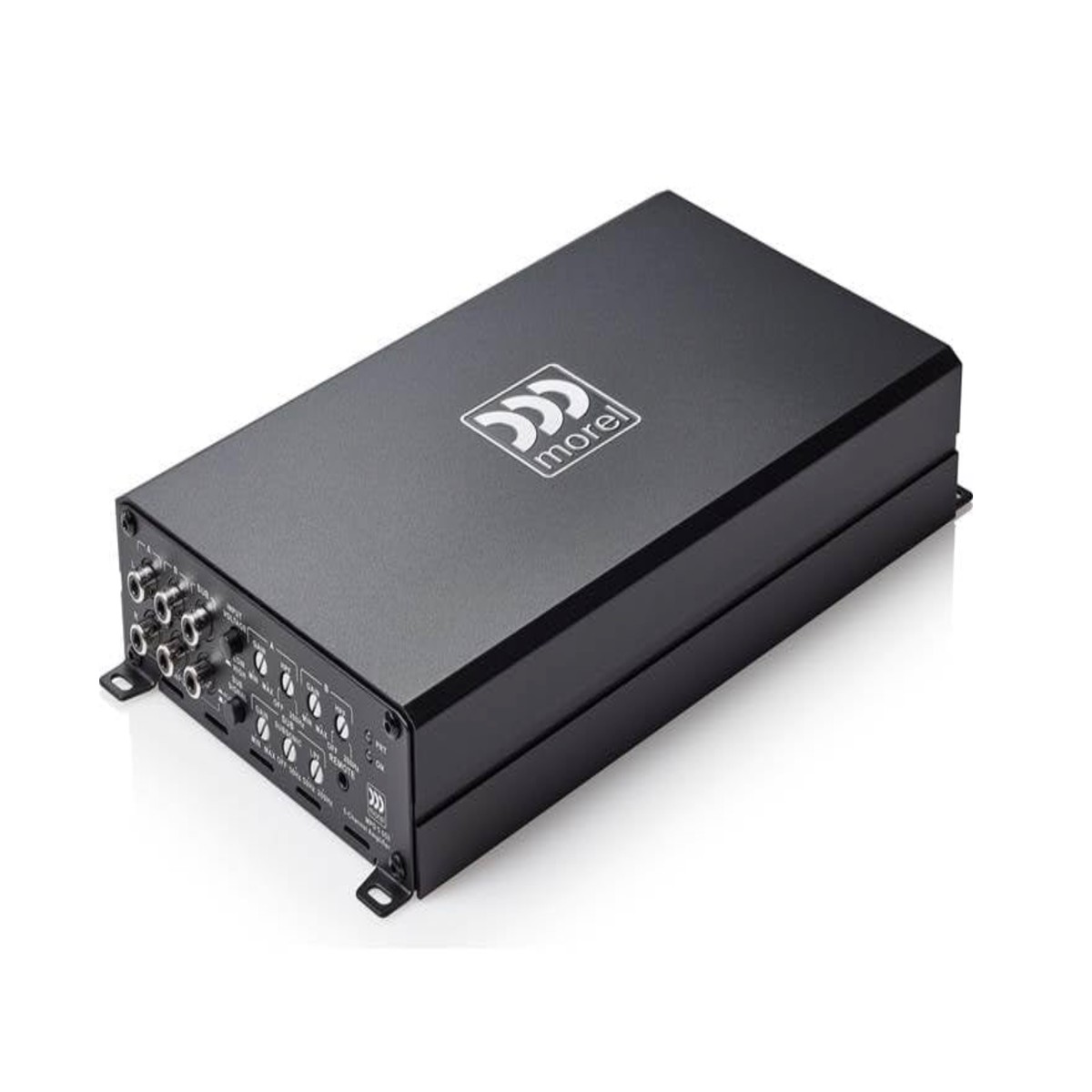 Morel MPD 5.550 5-Channel Class-D Car Amplifier (75W x 4 + 250W x 1 @ 4 | 110W x 4 + 400W x 1 @ 2 | Ultra-Compact Chassis)