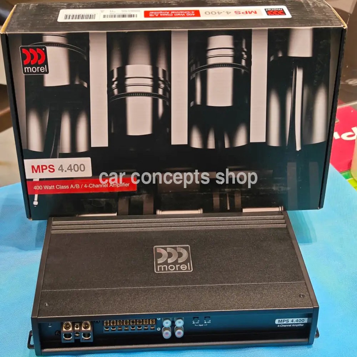 Morel MPS 4.400 4-Channel Class AB Car Amplifier