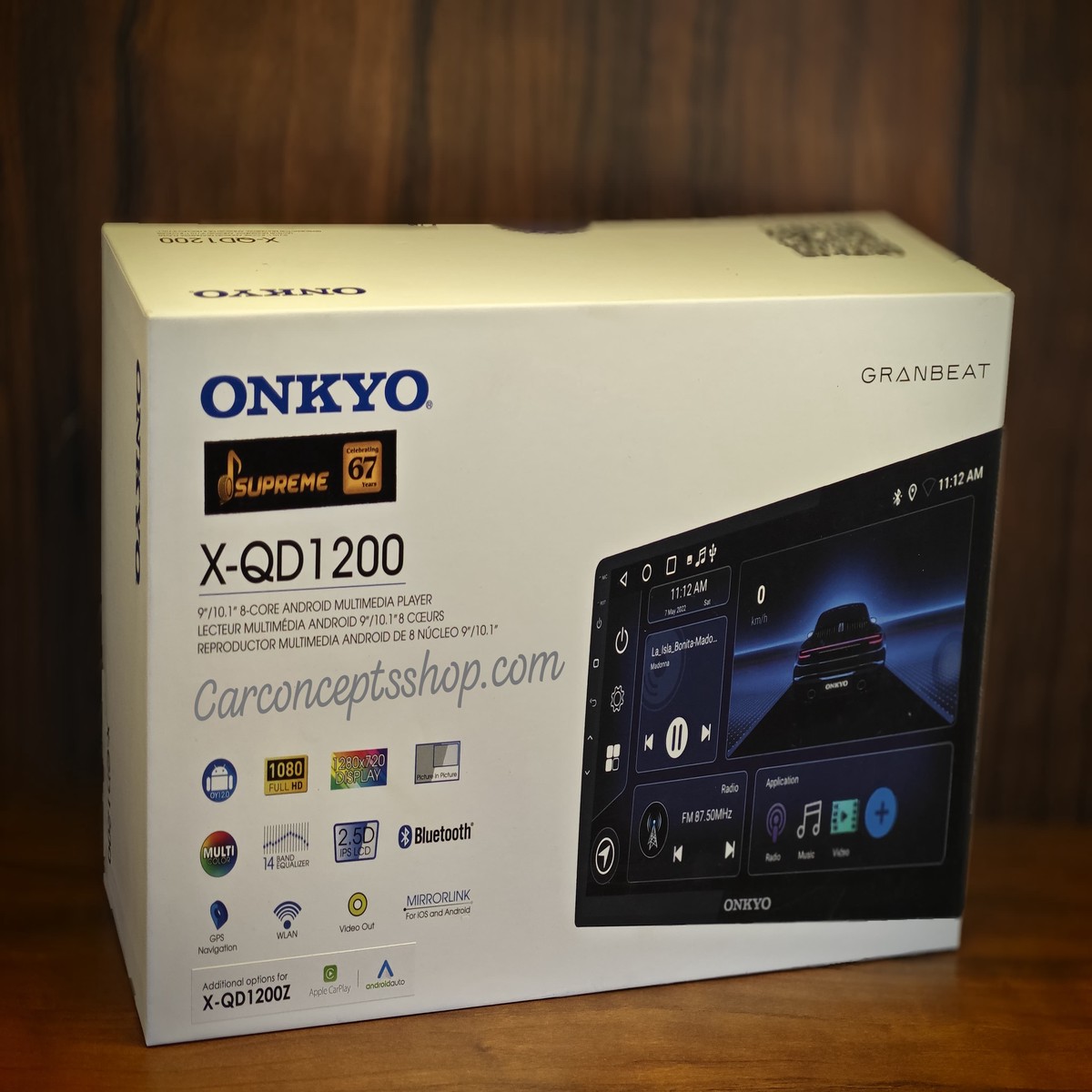 Onkyo Car Android X-qd 1200 9 Inch