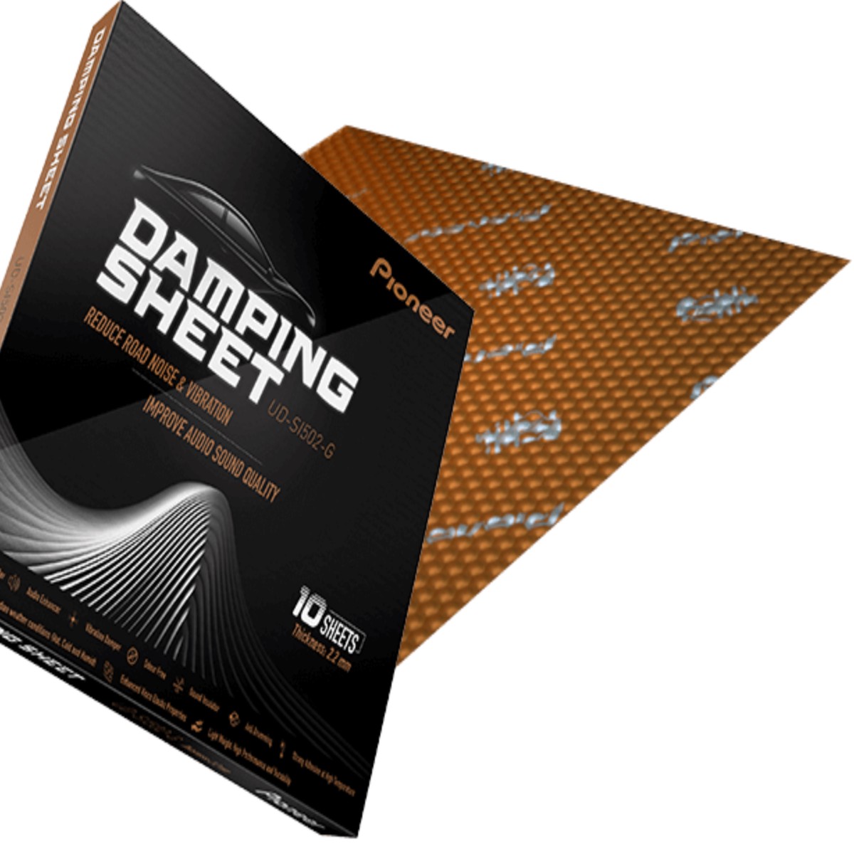 Pioneer Damping Sheets 2.2mm 10 Sheets