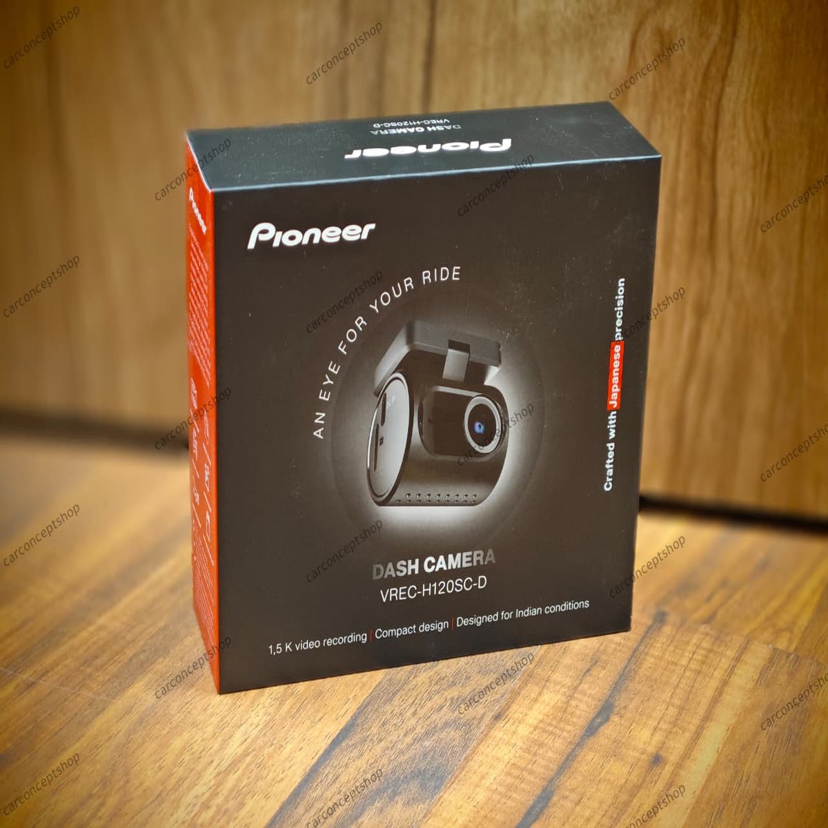 Pioneer VREC-H120SC-D | 1.5K Ultra-Compact Dash Cam with Wi-Fi & G-Sensor