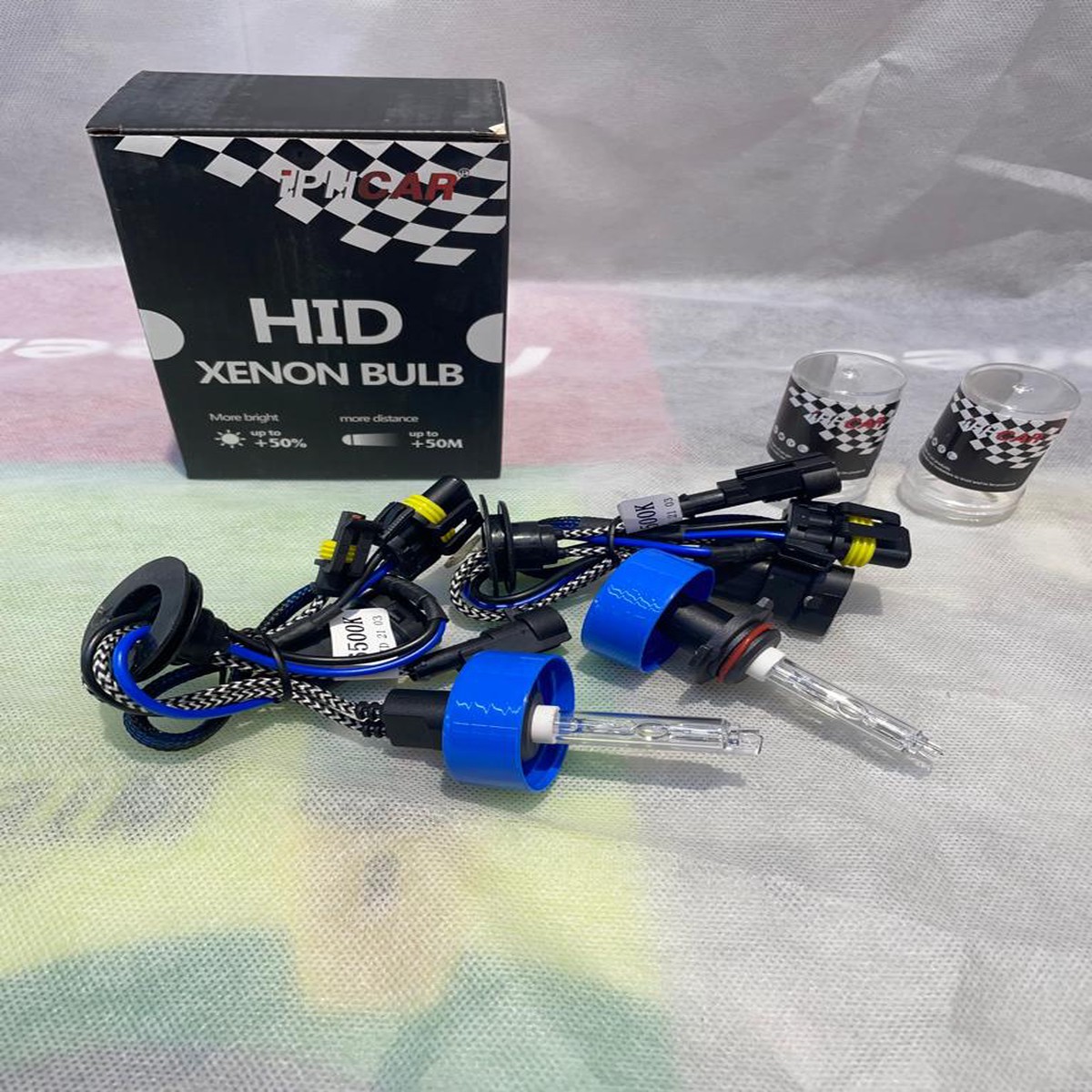 iPHCAR 9006 Straight-shape Special Hid Bulb 6500-kelvin 2 Pcs