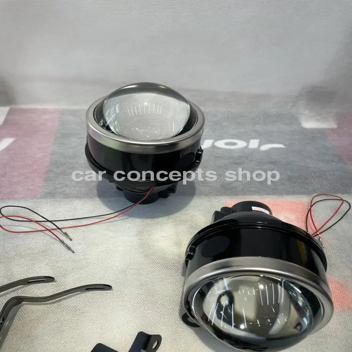 IPHCAR Projector Fog Lamp M612 Flatbottom Body Set Of 2