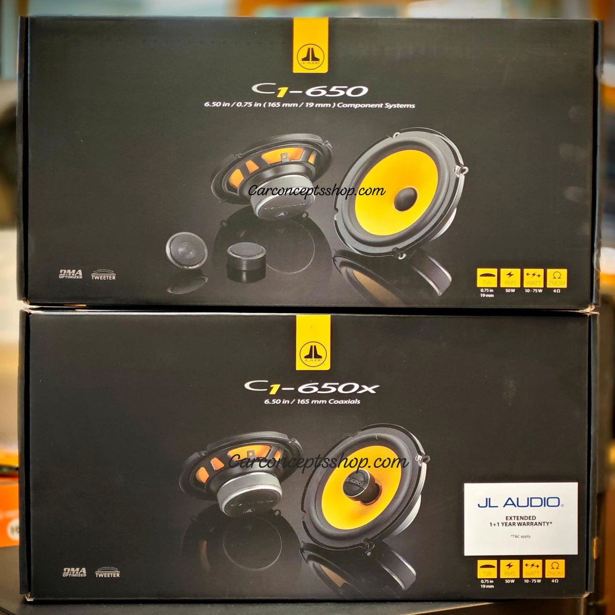 JL Audio C1-650x & C1-650 Component And Coaxial Speaker