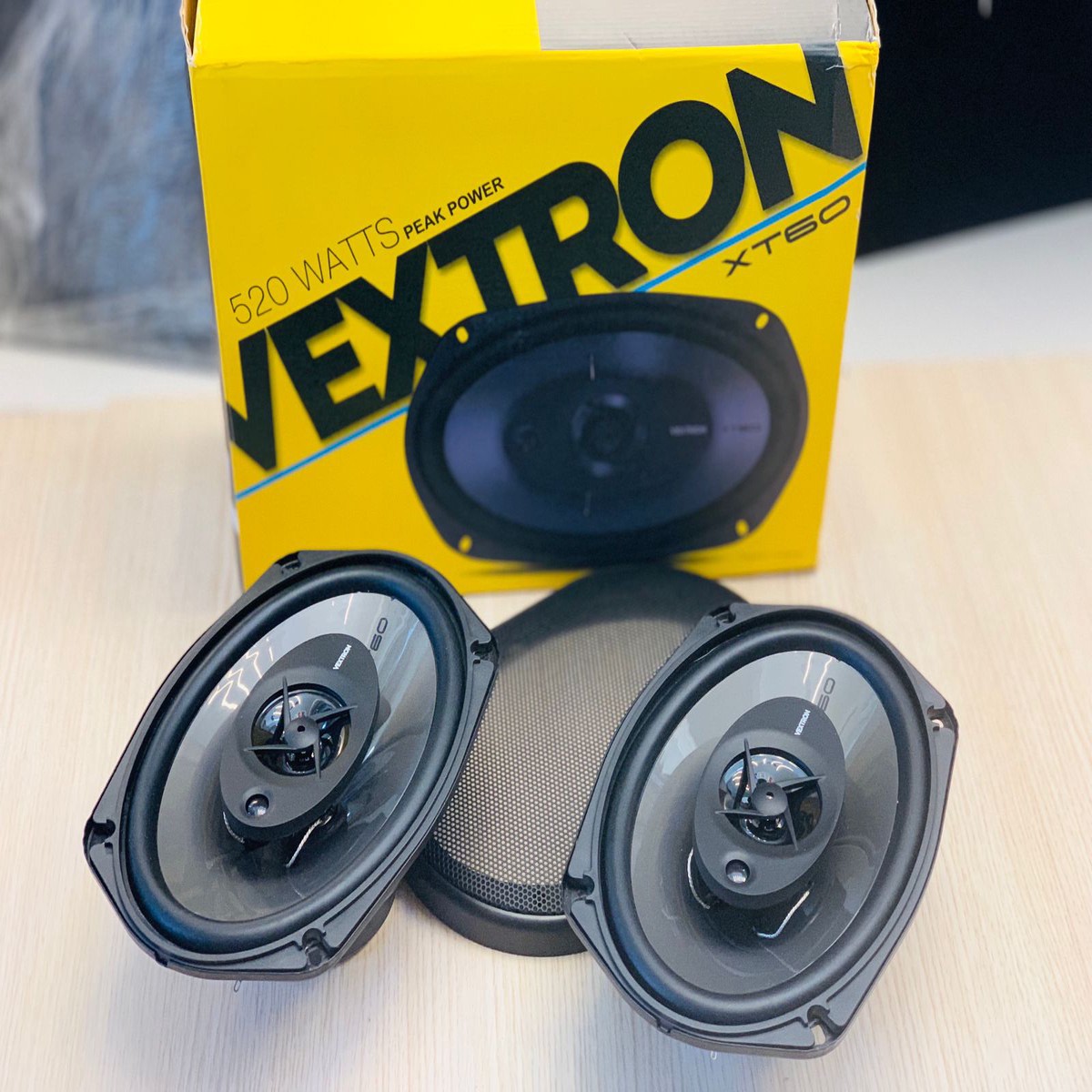 Vextron XT60 Oval Car Speaker – High Performance Dual Cone Sound