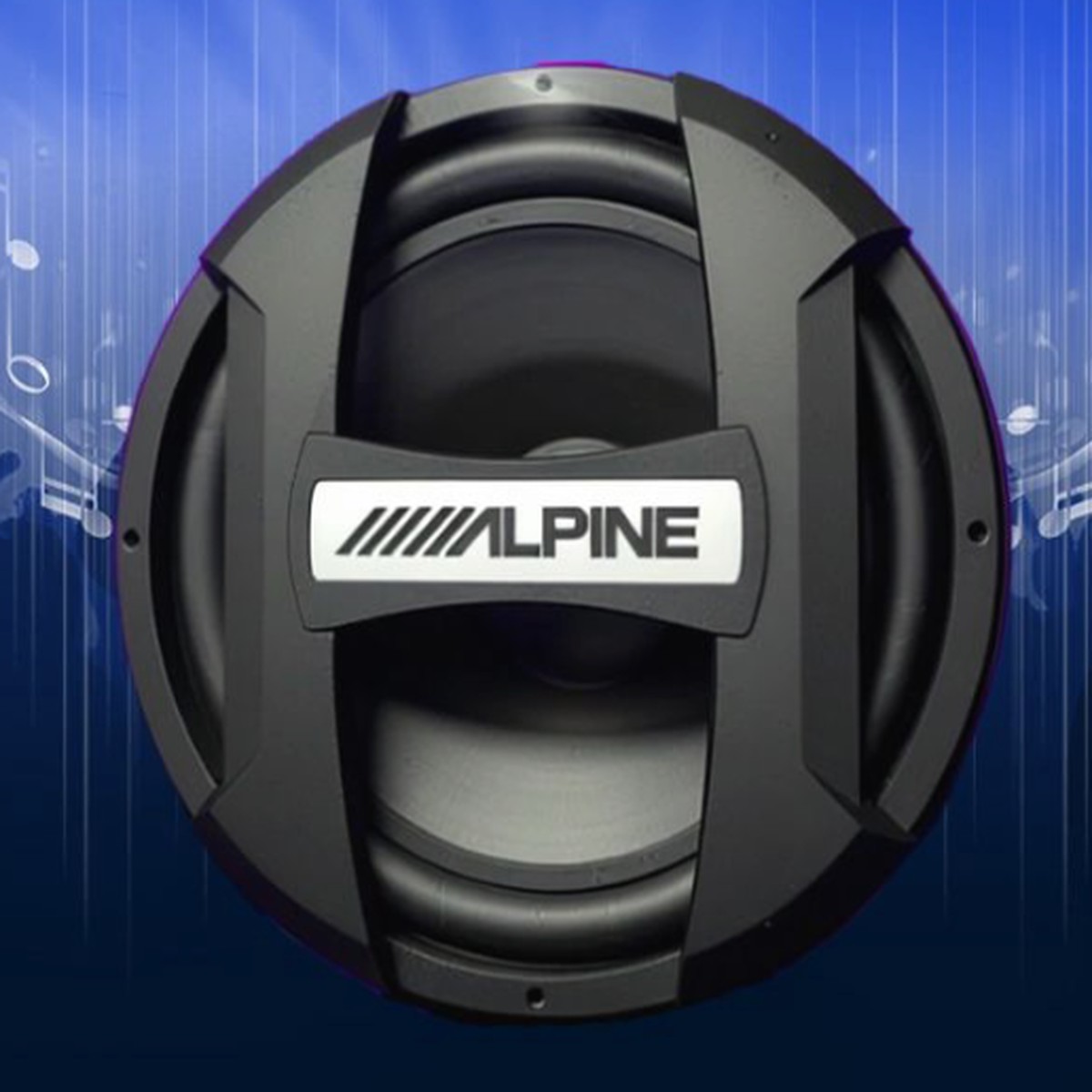 Alpine SWJ-12S4 Bassline 12″ 1500W 300RMS Subwoofer