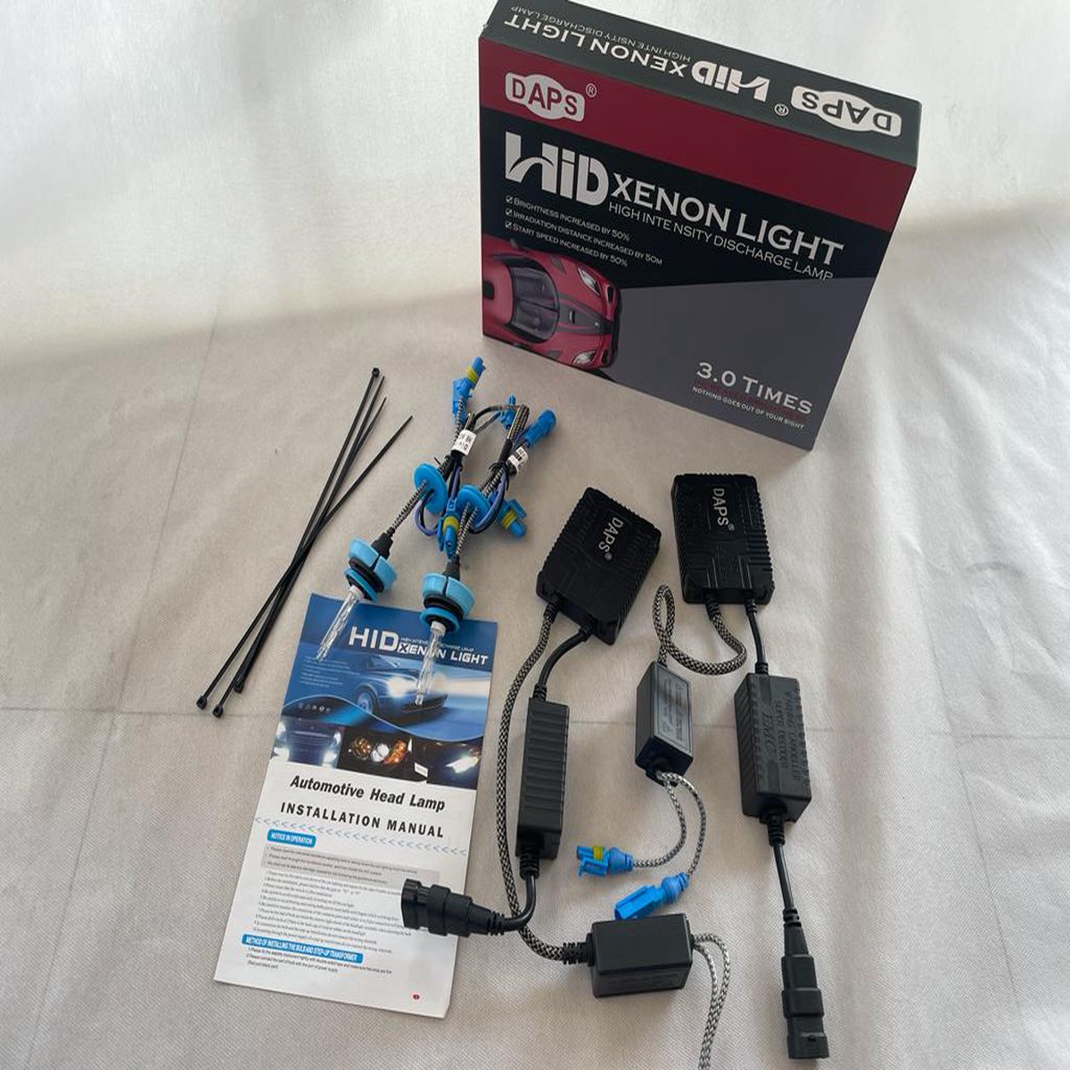 Daps Hid Kit Canbus For All Cars Dot3500ah 55watt 6000k 9005