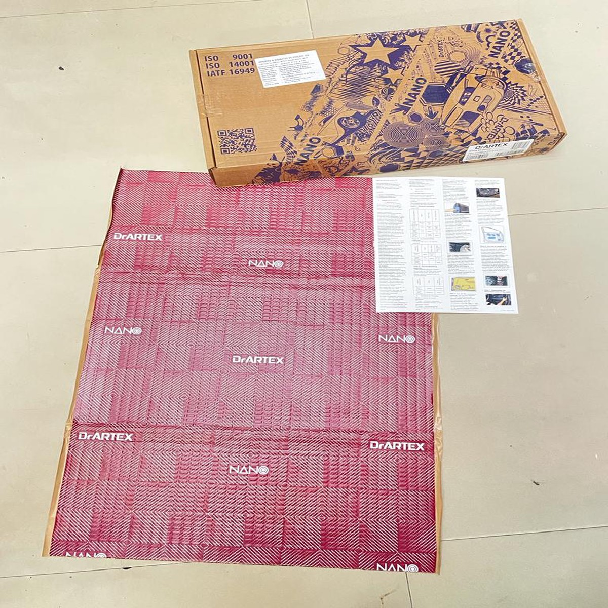 Dr Artex Nano (2.00 MM – 1Sheet) 750 * 500 MM Car Damping Sheet