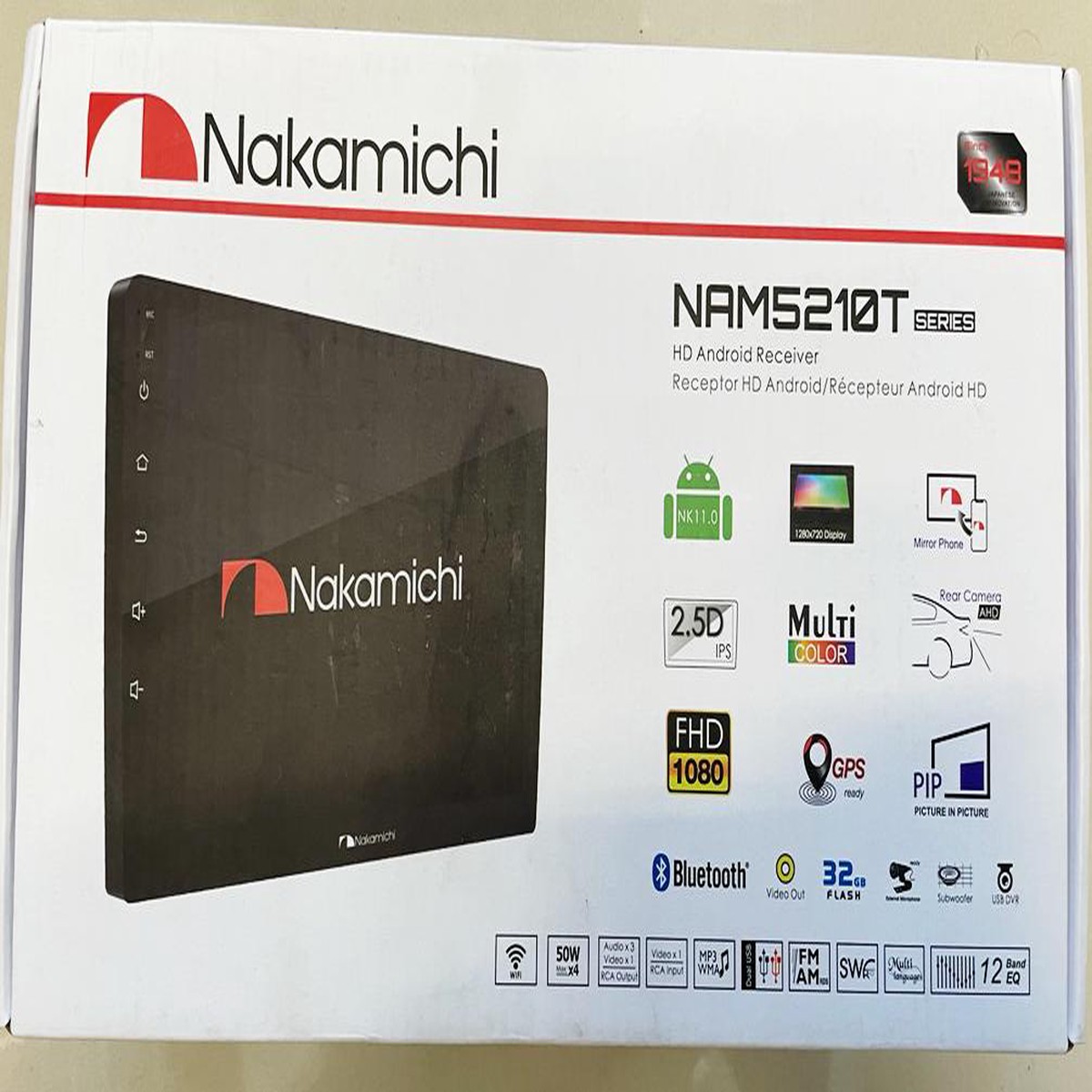 Nakamichi NAM5210 10 Inch Car Android Player For Car