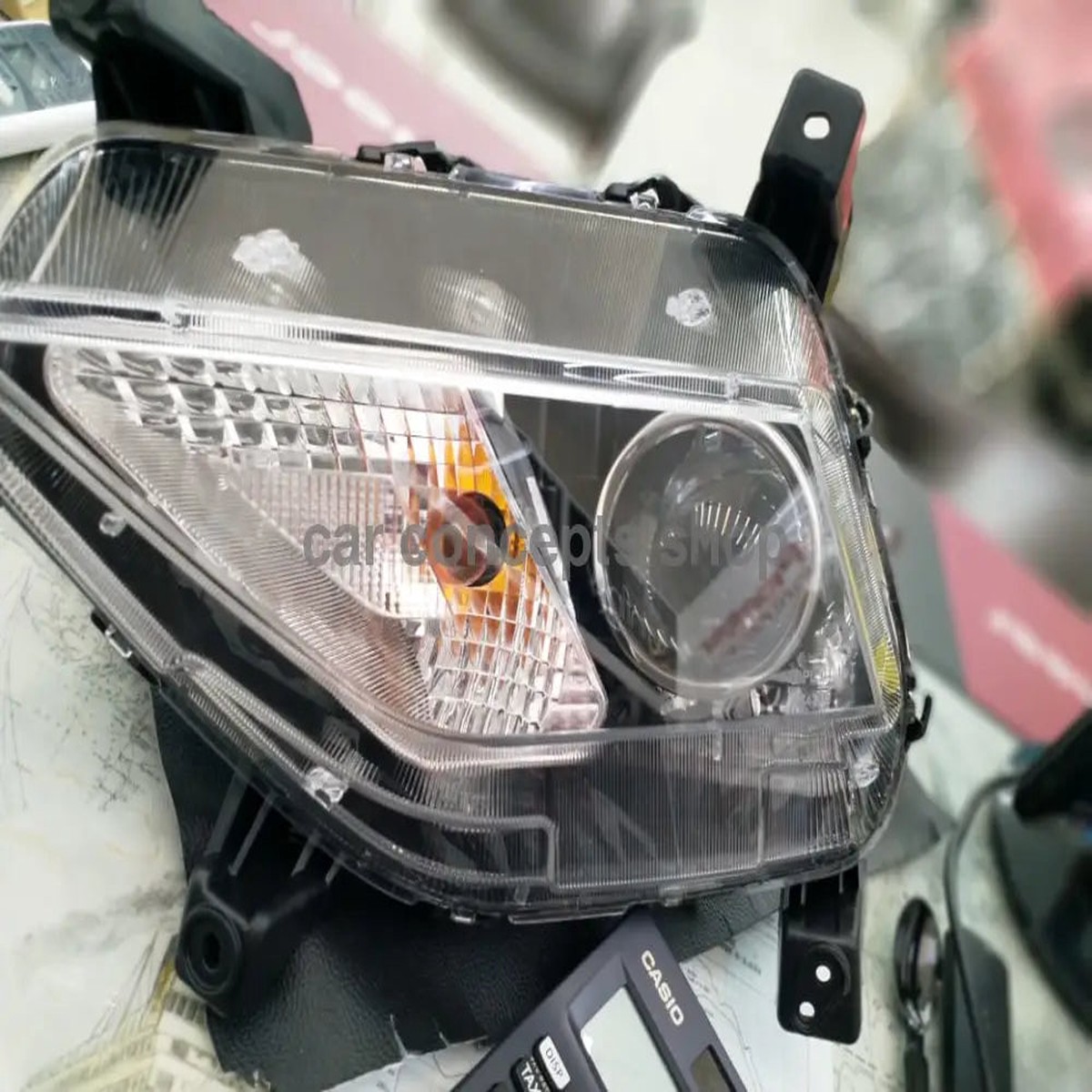 Projector Fog Lamp For New Hyundai Creta – Set Of 2 Right And Left Lo & Hi Beam With Daps Canbus Hid Kit 5500k