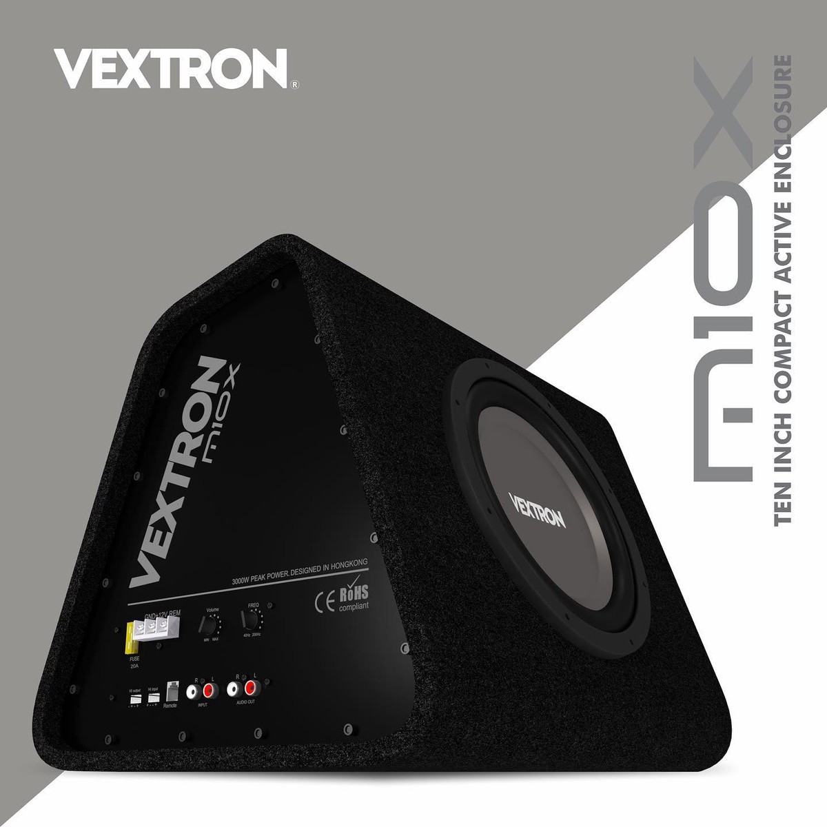 Vextron M10X 10inch Bass Enclosure – 3000 Watts