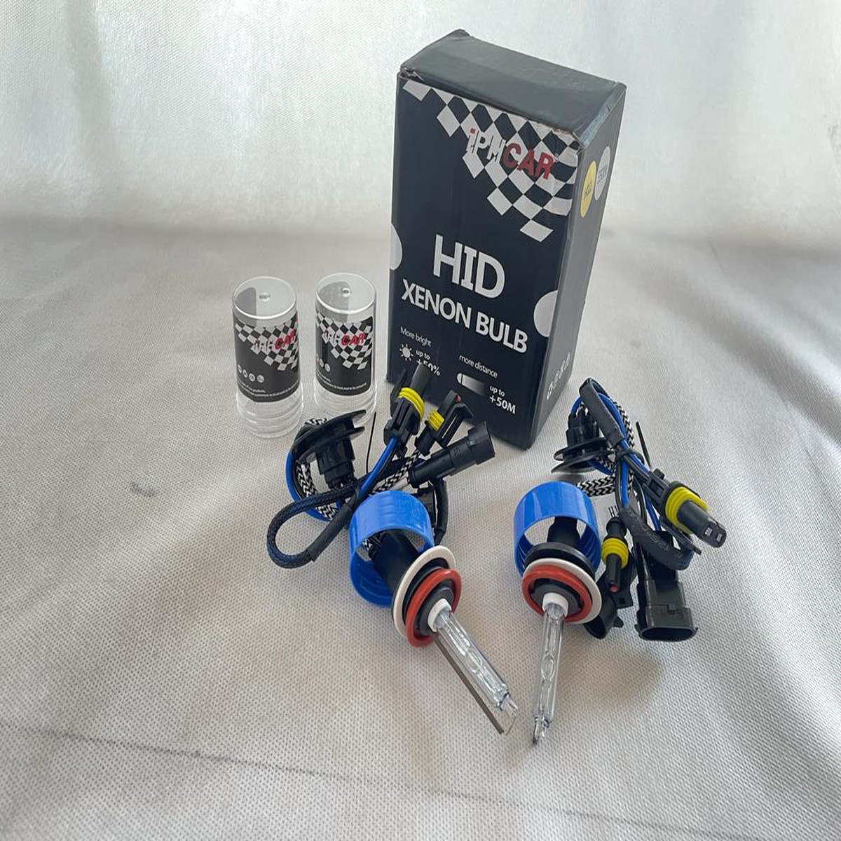 iPHCAR H7 Straight-shape Special Hid Bulb 6500-kelvin 2 Pcs