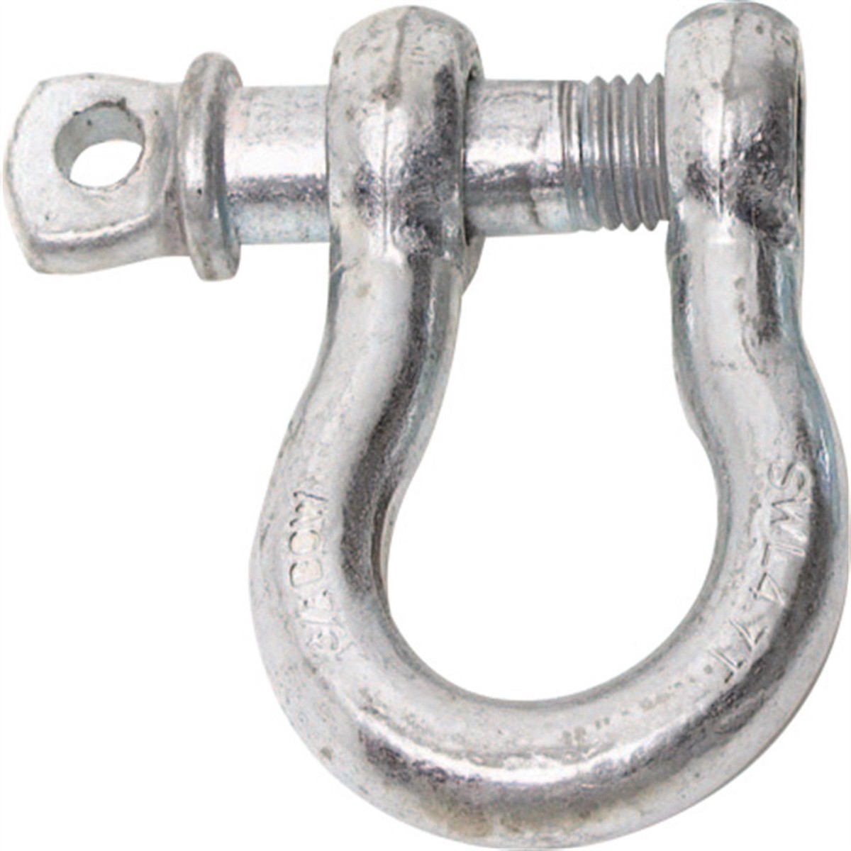 Smittybilt 13046 DRing Shackle 1/2 Threaded Pin 2.0 Ton Rating Zinc