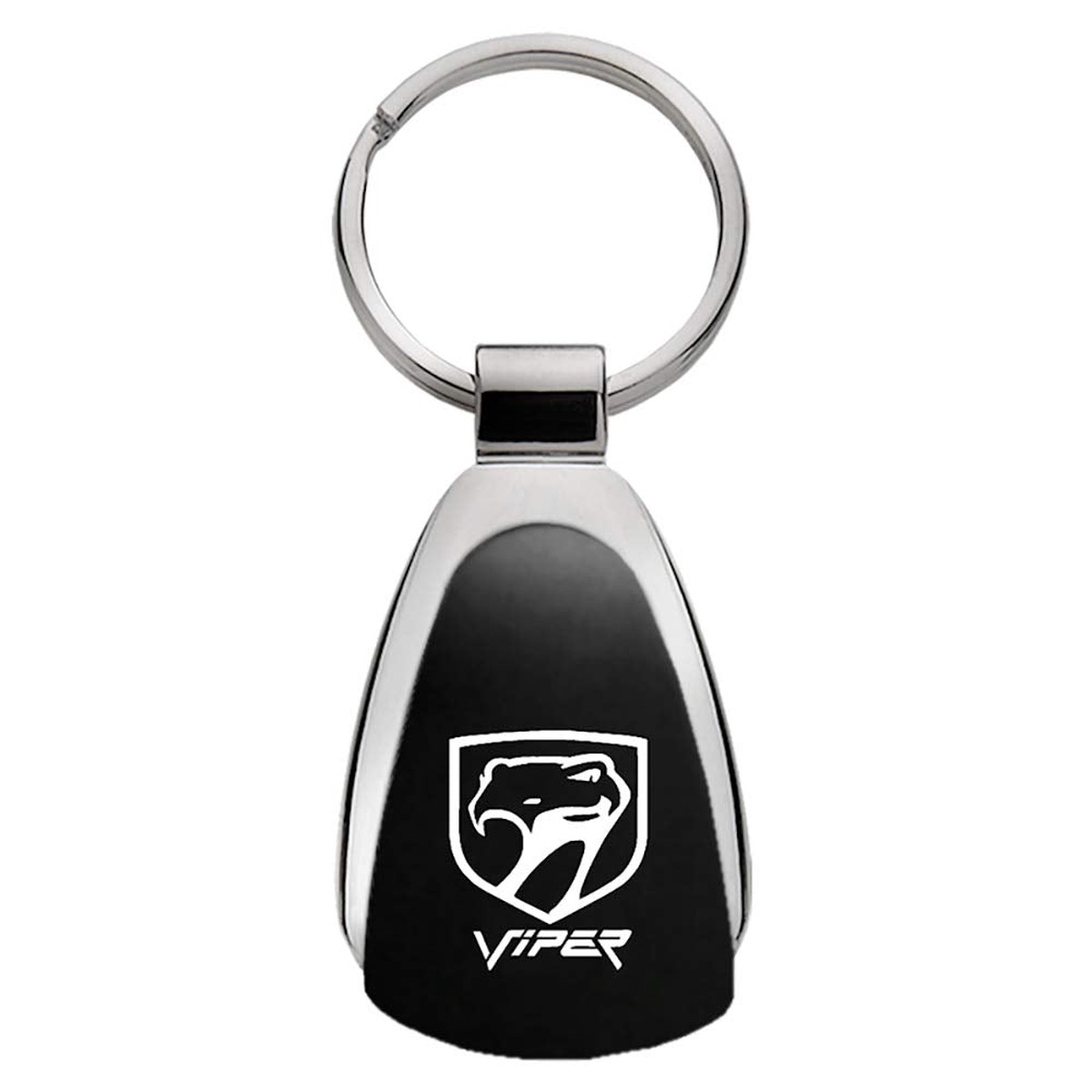 AuTOMOTIVE GOLD Tear Drop Key Chain for Dodge Viper (Black)