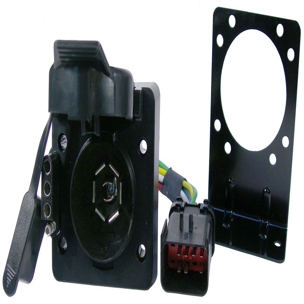 Hopkins 42145 Flat MultiTow Trailer Connector for Ram Wrangler Aspen
