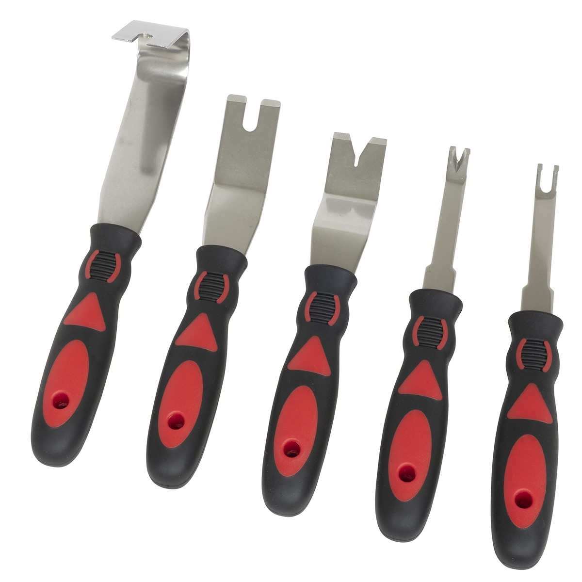Lisle 83700 Trim Removal Set, 5 pc., red/black