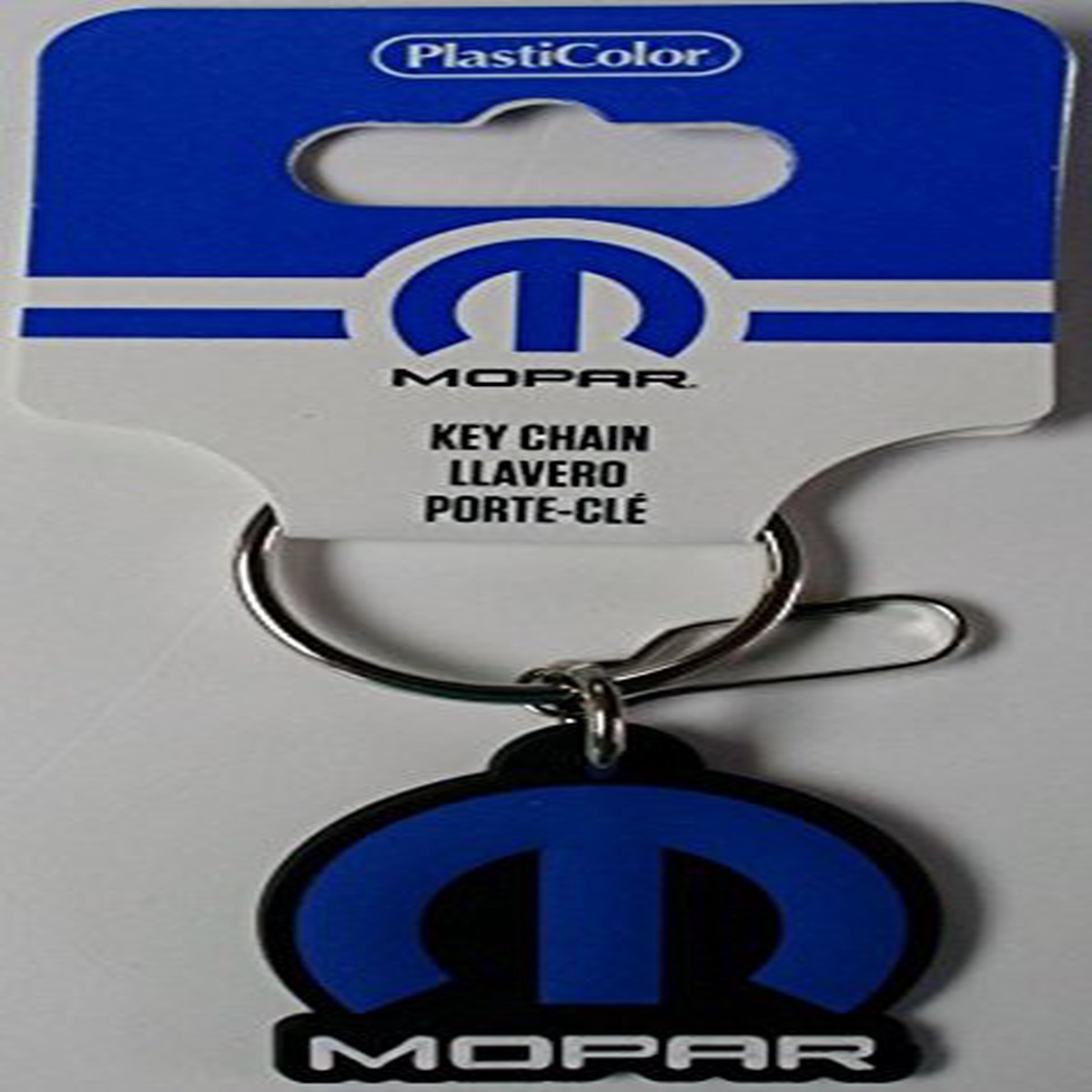 Mopar keychain holder badge clip key ring latch chain dodge auto Chrysler Chain