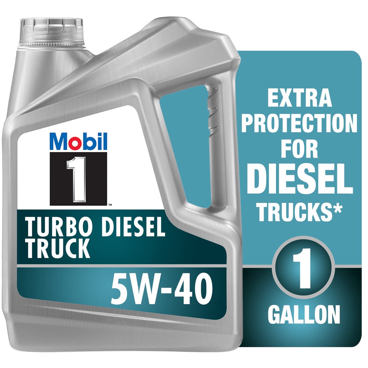 Mobil 1 Turbo Diesel Truck Full Synthetic Motor Oil 5W40, 1 Gal