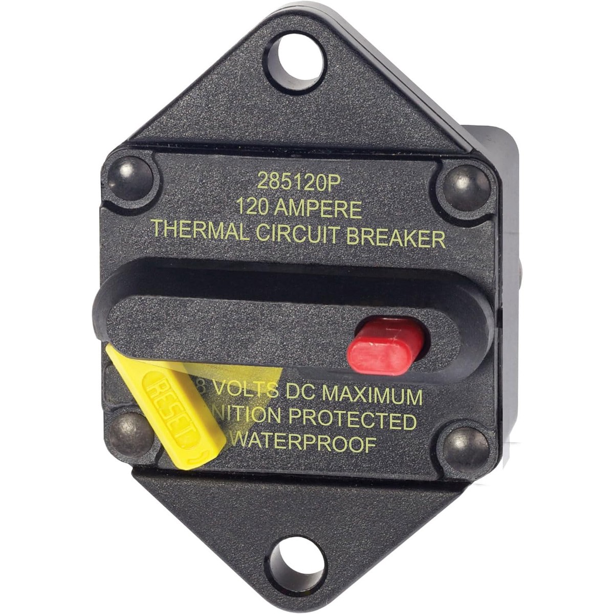 Blue Sea Systems 7088 285Series Circuit Breaker, Panel Mount, 120A