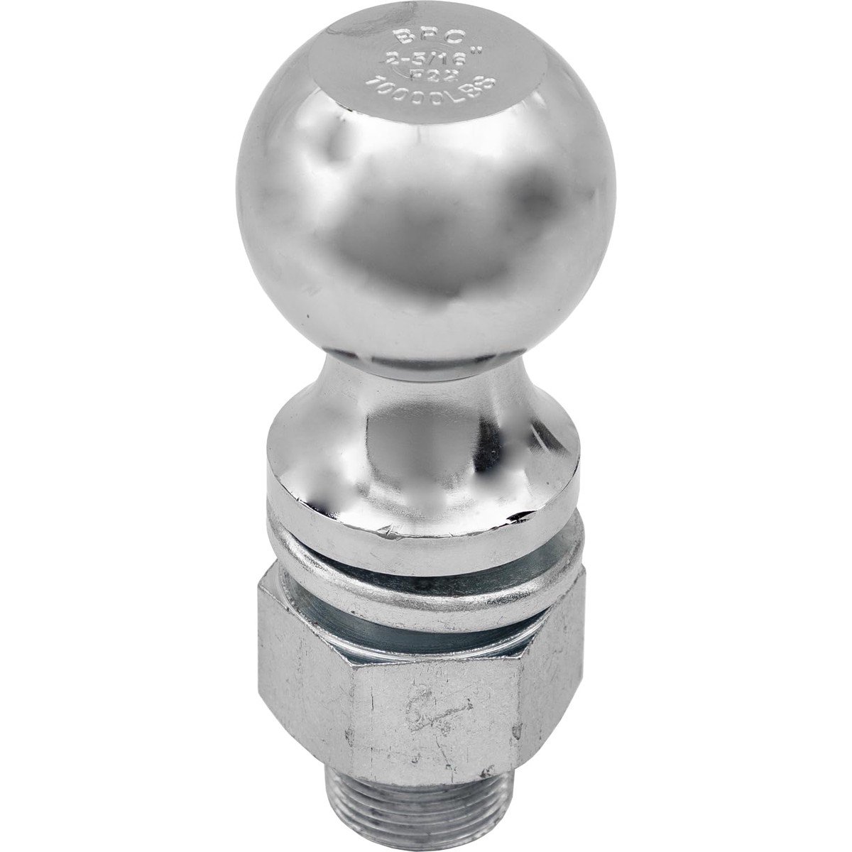 Buyers Products (1802167 Carbon Steel 25/16 in. Chrome Hitch Ball, 10,000 lbs. M.G.T.W.