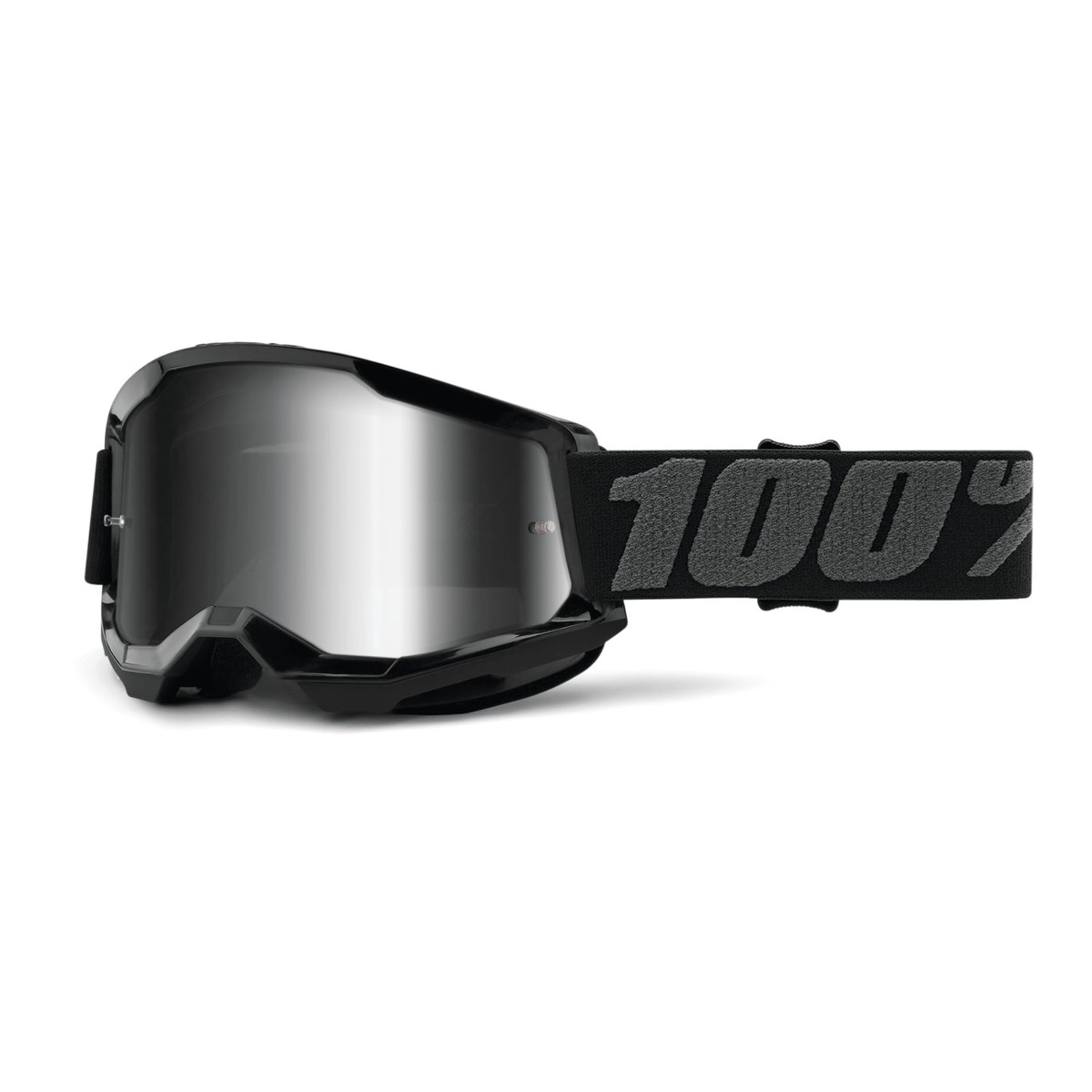 100% STRATA 2 Goggles  Sports Goggles for Motocross & Mountain Biking  Eyewear for Bike Riders  Motocross Goggles for Men  B