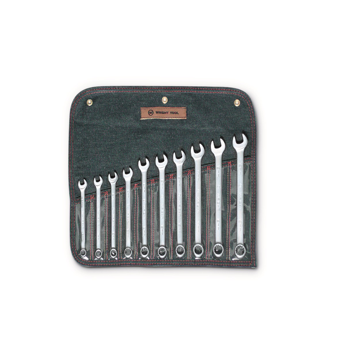 Wright Tool WRIGHTGRIP 2.0 12 Point Combination Wrench Set 10 Pieces Metric 751