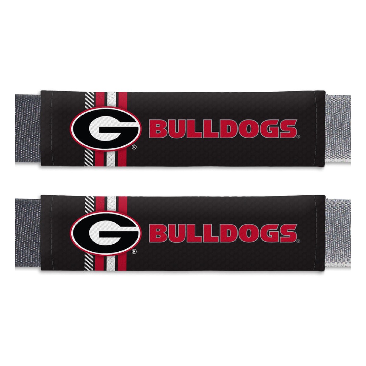 Georgia Bulldogs Team Color Rally Seatbelt Pad  2 Pieces