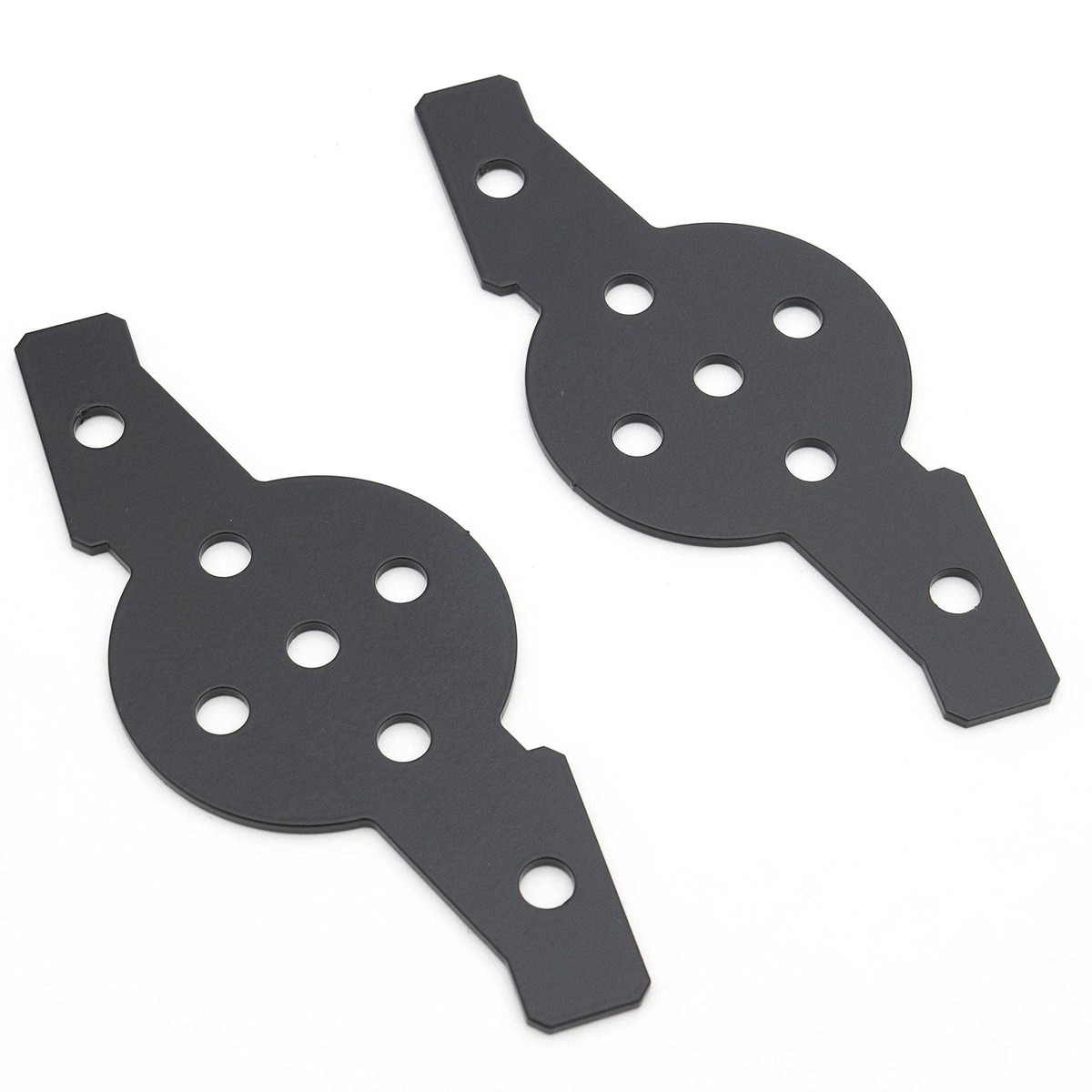 ZROADZ Hood Hinge Adapter Plate to mount (4) 3 Inch LED Pod Lights to Hood Hinge Bracket  PN #Z360002, Black