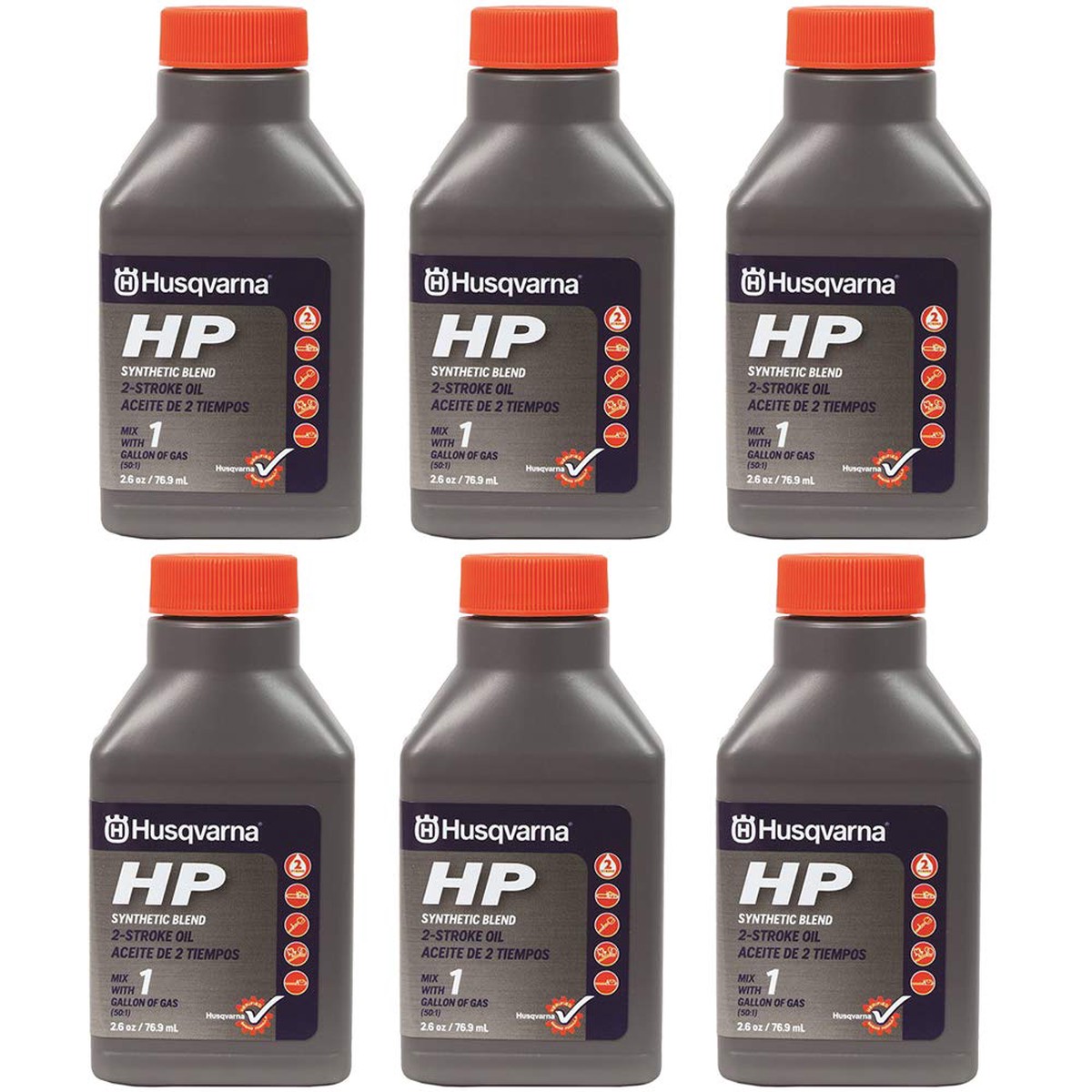 6 Pack, HP SYNTH 2CYC OIL 2.6OZ