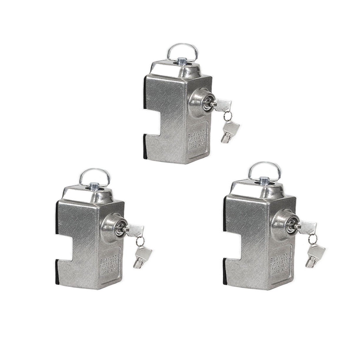 Blaylock DL80 Cargo Trailer Door Lock  3Pack of Keyed Alike Locks