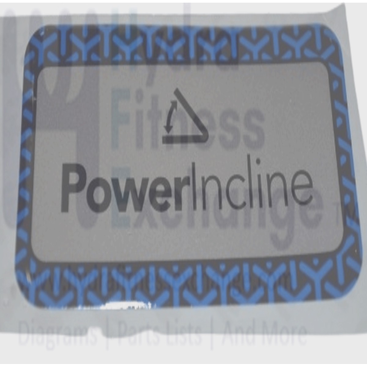 Horizon Fitness EX79-02 - EP566 Elliptical Rear Stabilizer Logo Label Cover 1000224542