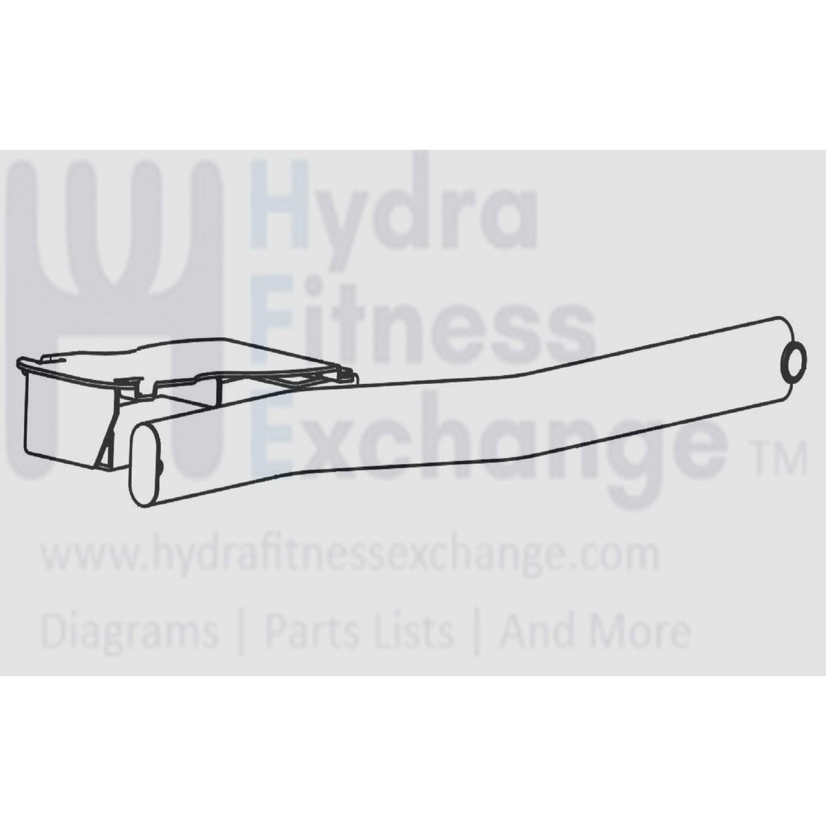 Horizon Fitness LS625E - EP132C Elliptical Right Lower Link Arm 039072-ZR