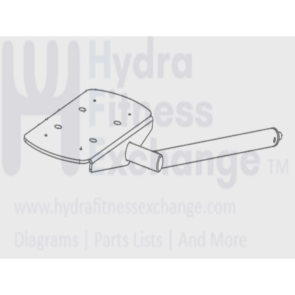 Horizon Fitness PSE7 - EP146 Elliptical Right Lower Link Arm 064339-ZR