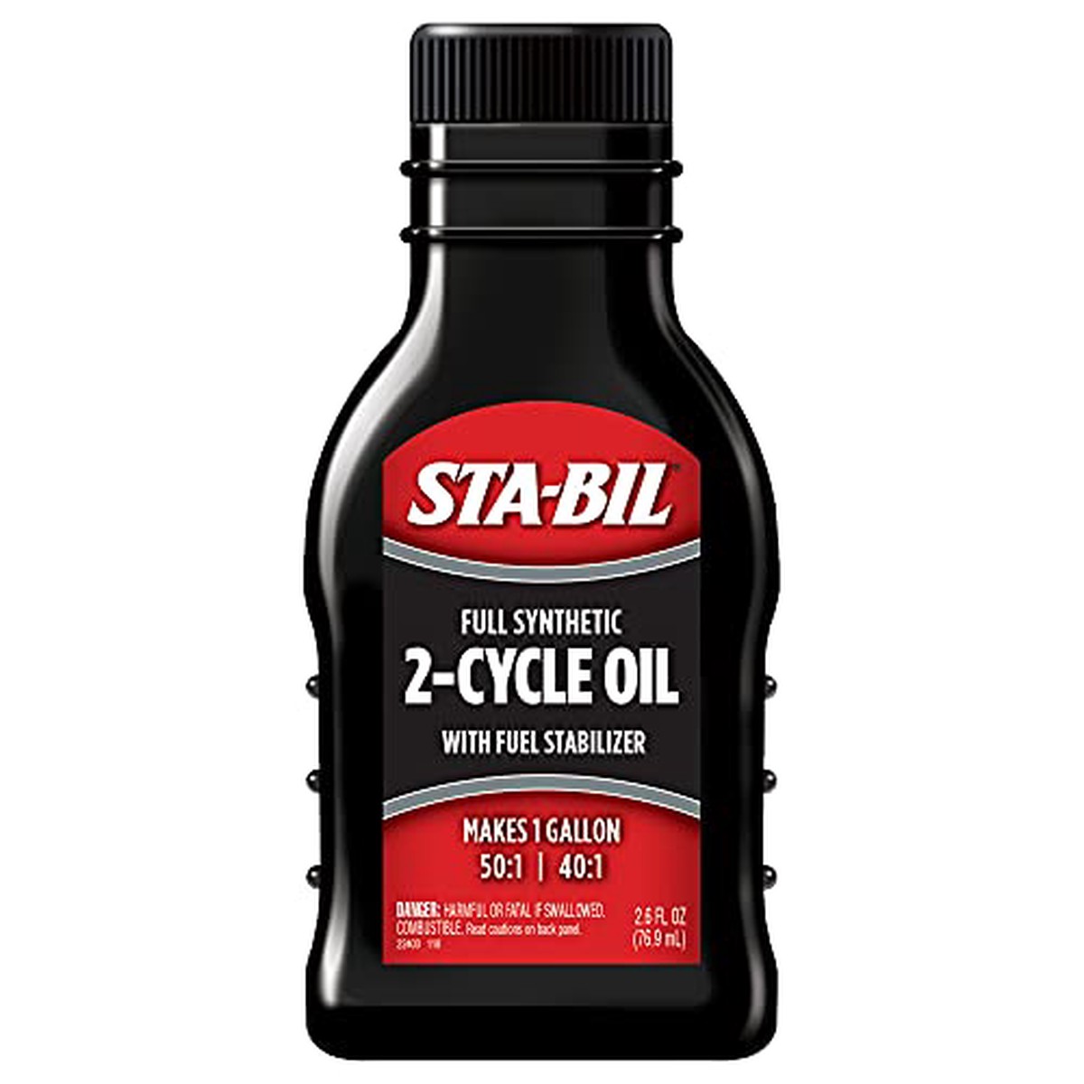 STABIL Full Synthetic 2Cycle Oil  With Fuel Stabilizer For Up To 12 Months Protection  1 Gallon MultiMix  50:1/40:1 Mix Ra