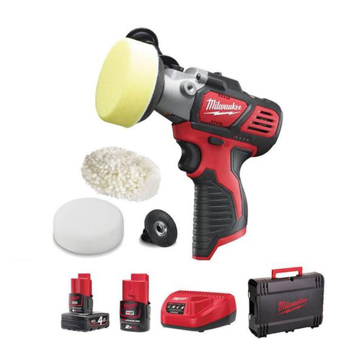 12V Polisher Sander (1x2Ah, 1x4Ah)